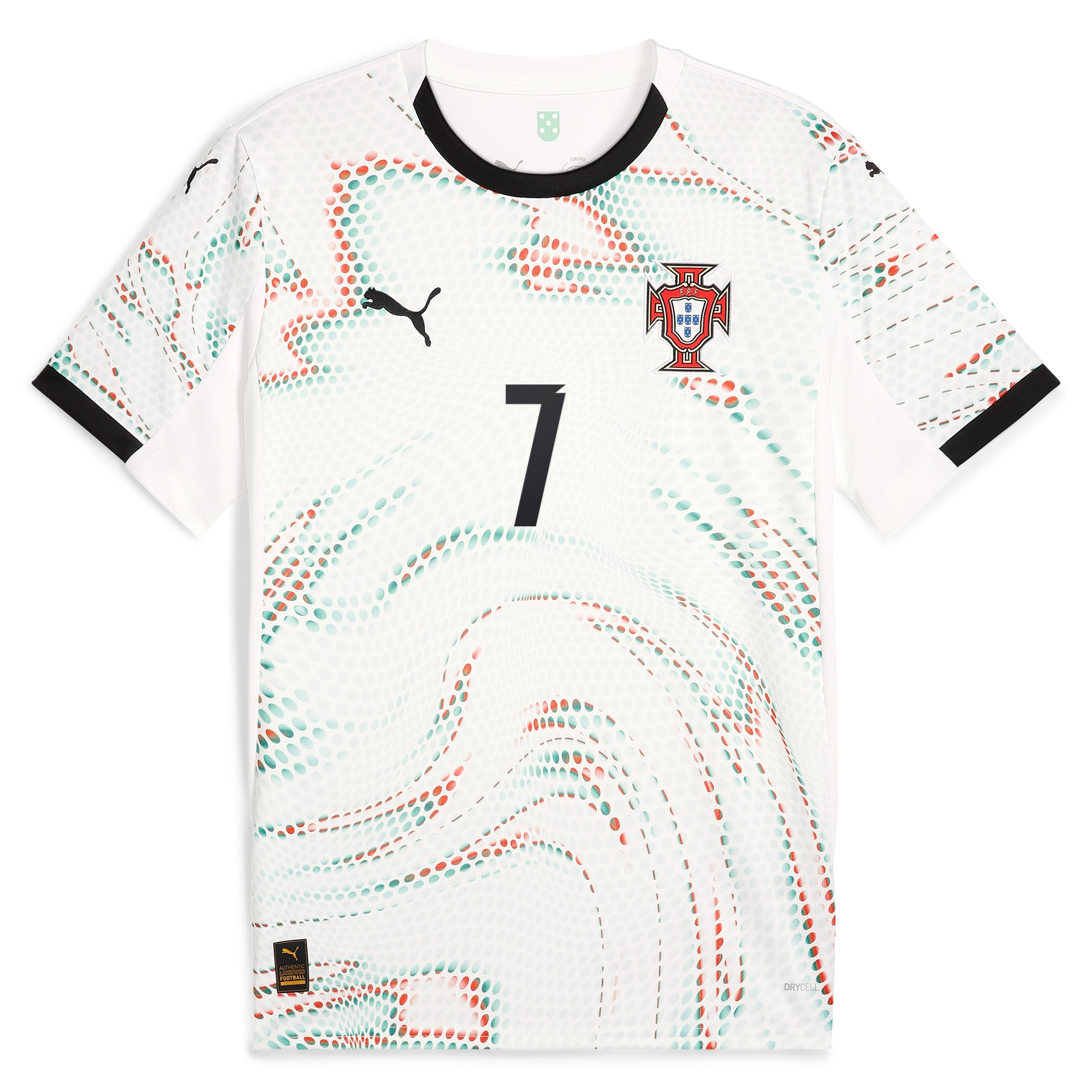 cristiano ronaldo portugal national team puma 2025 away replica jersey – white Collection | Australia Football Jerseys And World Cup Kits