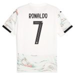 cristiano ronaldo portugal national team puma 2025 away replica jersey – white Collection | Australia Football Jerseys And World Cup Kits