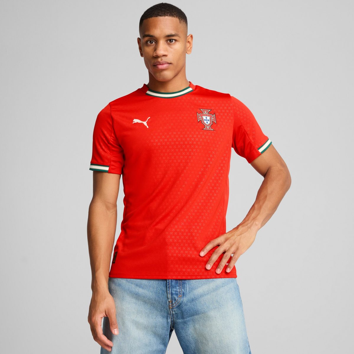 cristiano ronaldo portugal national team puma 2025 home replica jersey – red Collection | Australia Football Jerseys And World Cup Kits