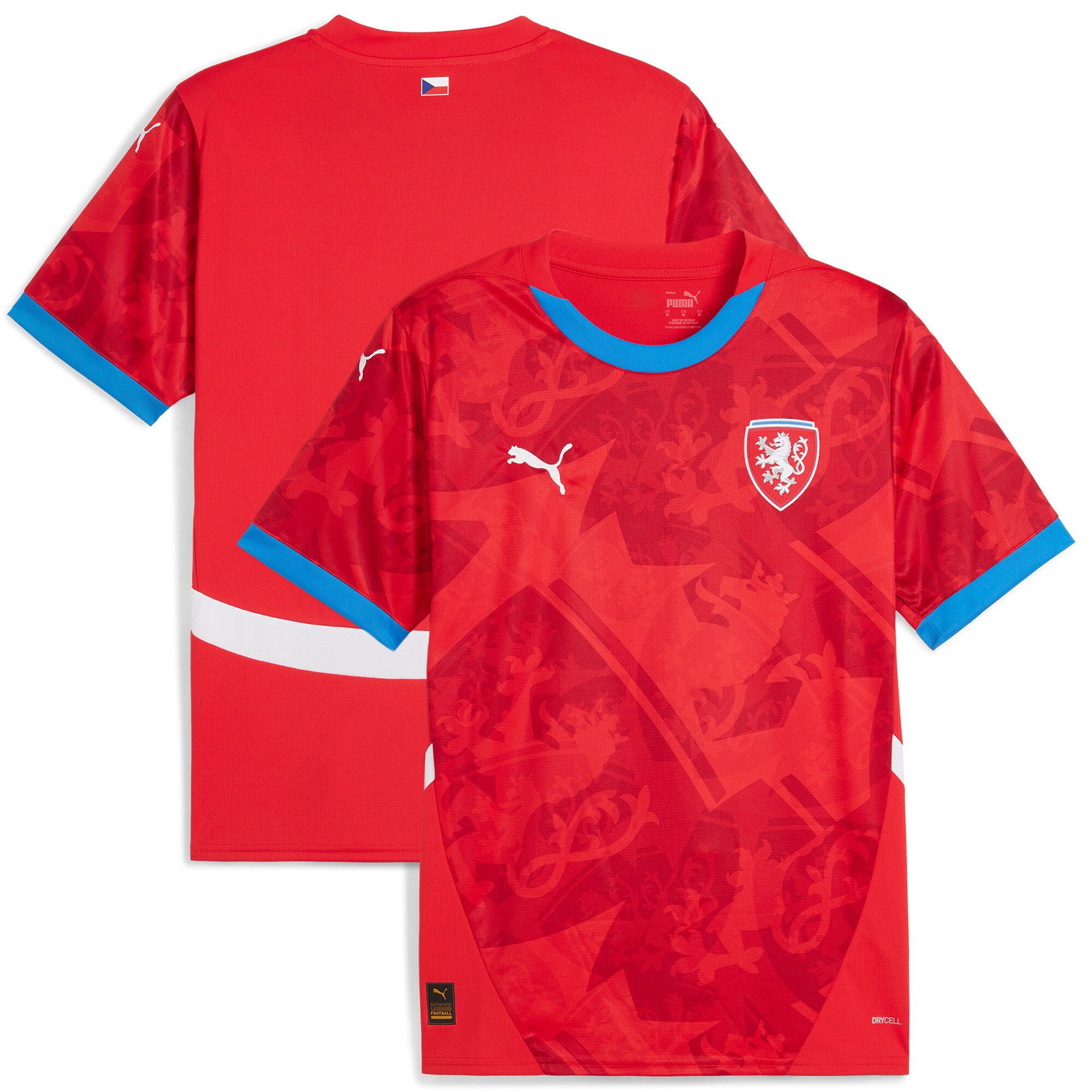 czech republic national team puma 2024 home replica jersey – red Collection | Australia Football Jerseys And World Cup Kits