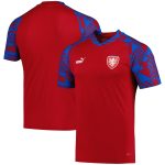czech republic national team puma pre-match v-neck top – red Collection | Australia Football Jerseys And World Cup Kits