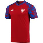 czech republic national team puma pre-match v-neck top – red Collection | Australia Football Jerseys And World Cup Kits