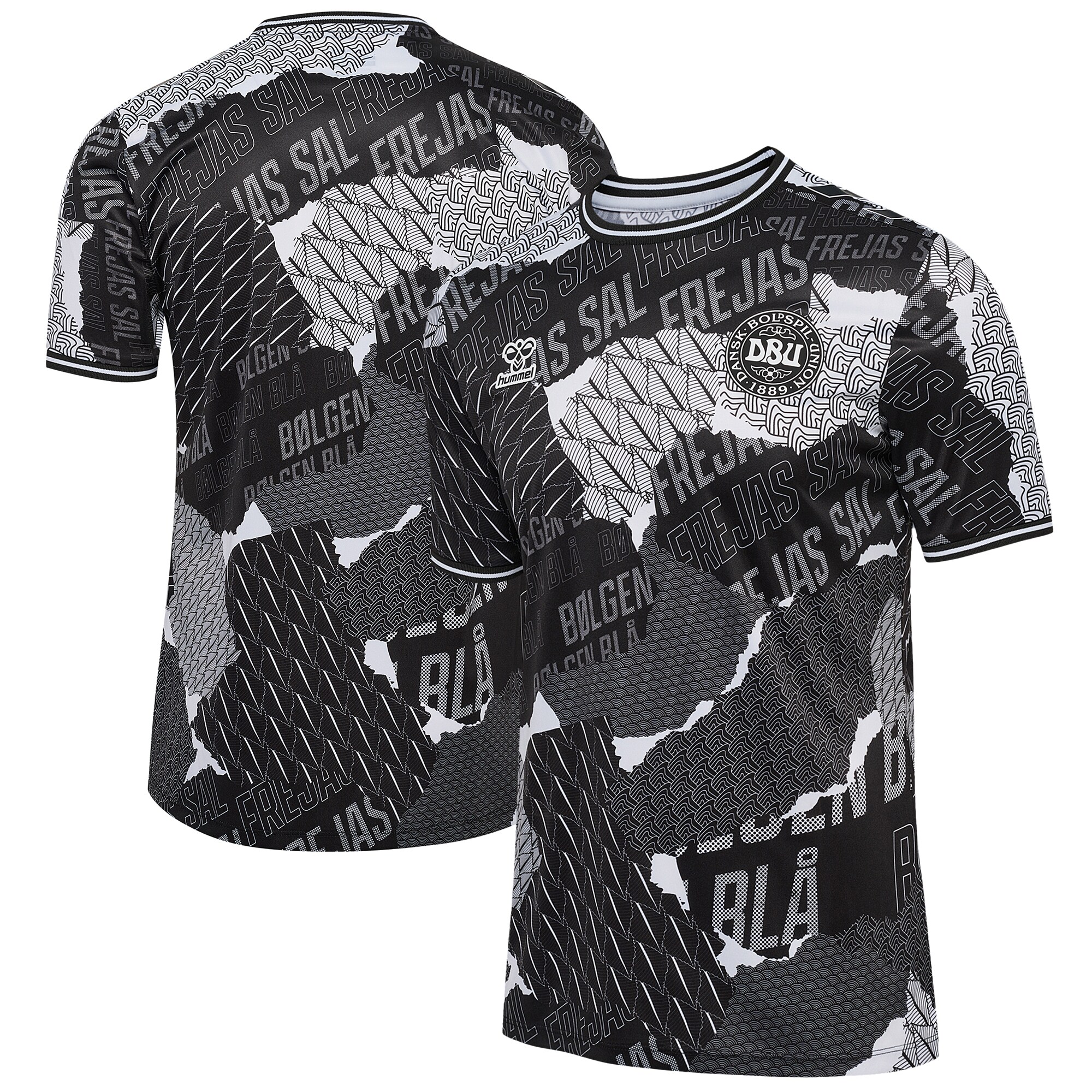 denmark national team 2024 pre-match top – black Collection | Australia Football Jerseys And World Cup Kits