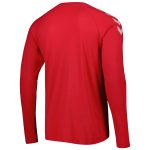 denmark national team fan raglan long sleeve t-shirt – red Collection | Australia Football Jerseys And World Cup Kits