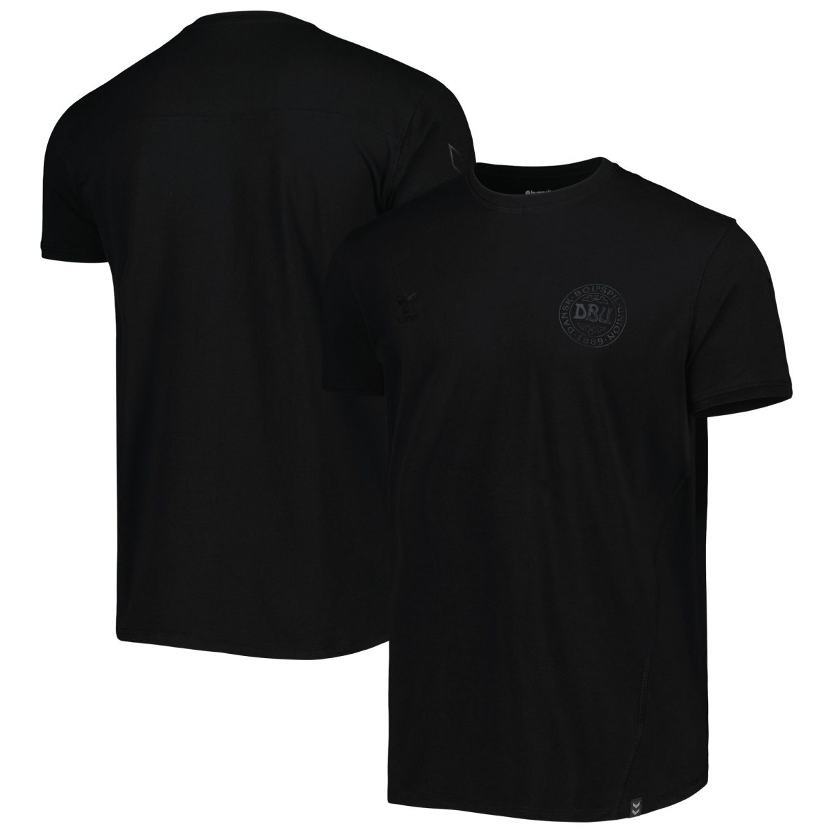 denmark national team fan travel t-shirt – black Collection | Australia Football Jerseys And World Cup Kits