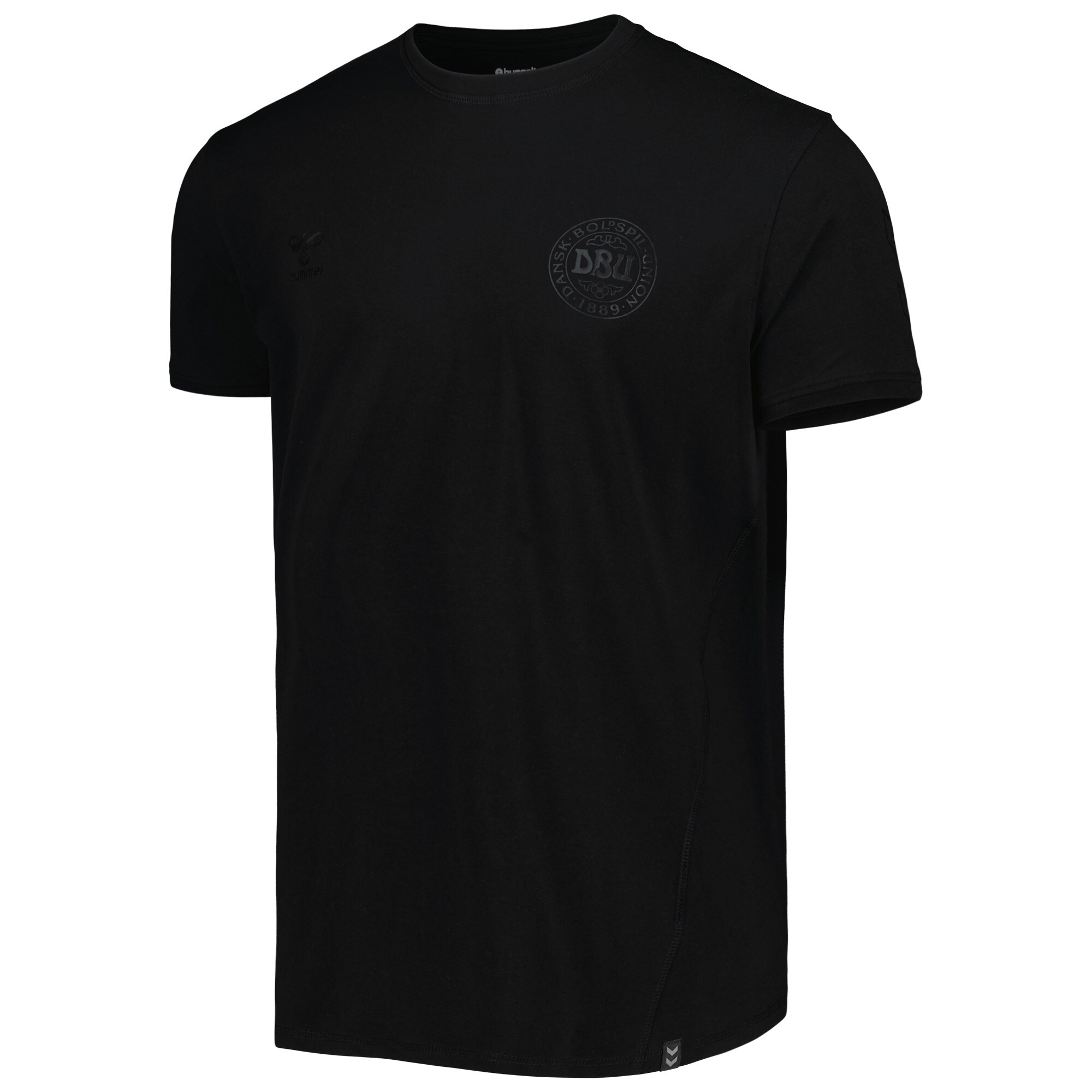 denmark national team fan travel t-shirt – black Collection | Australia Football Jerseys And World Cup Kits