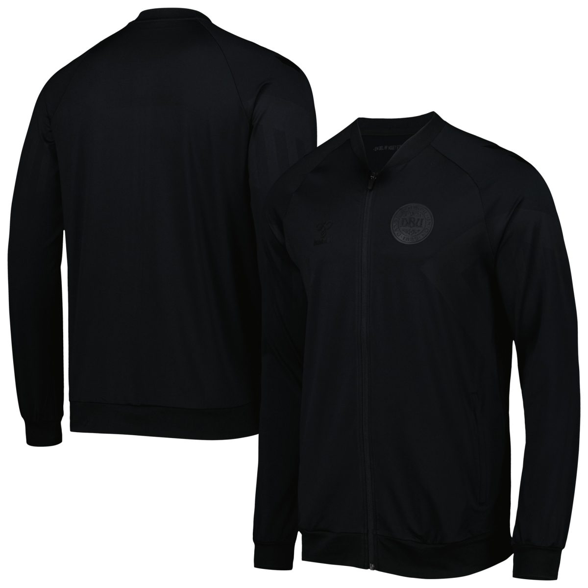denmark national team hummel line up raglan full-zip jacket – black Collection | Australia Football Jerseys And World Cup Kits