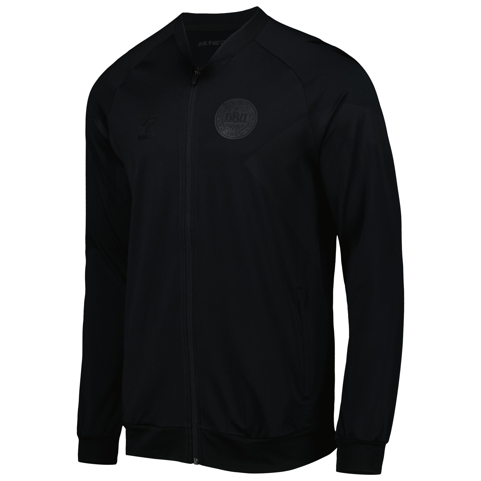 denmark national team hummel line up raglan full-zip jacket – black Collection | Australia Football Jerseys And World Cup Kits