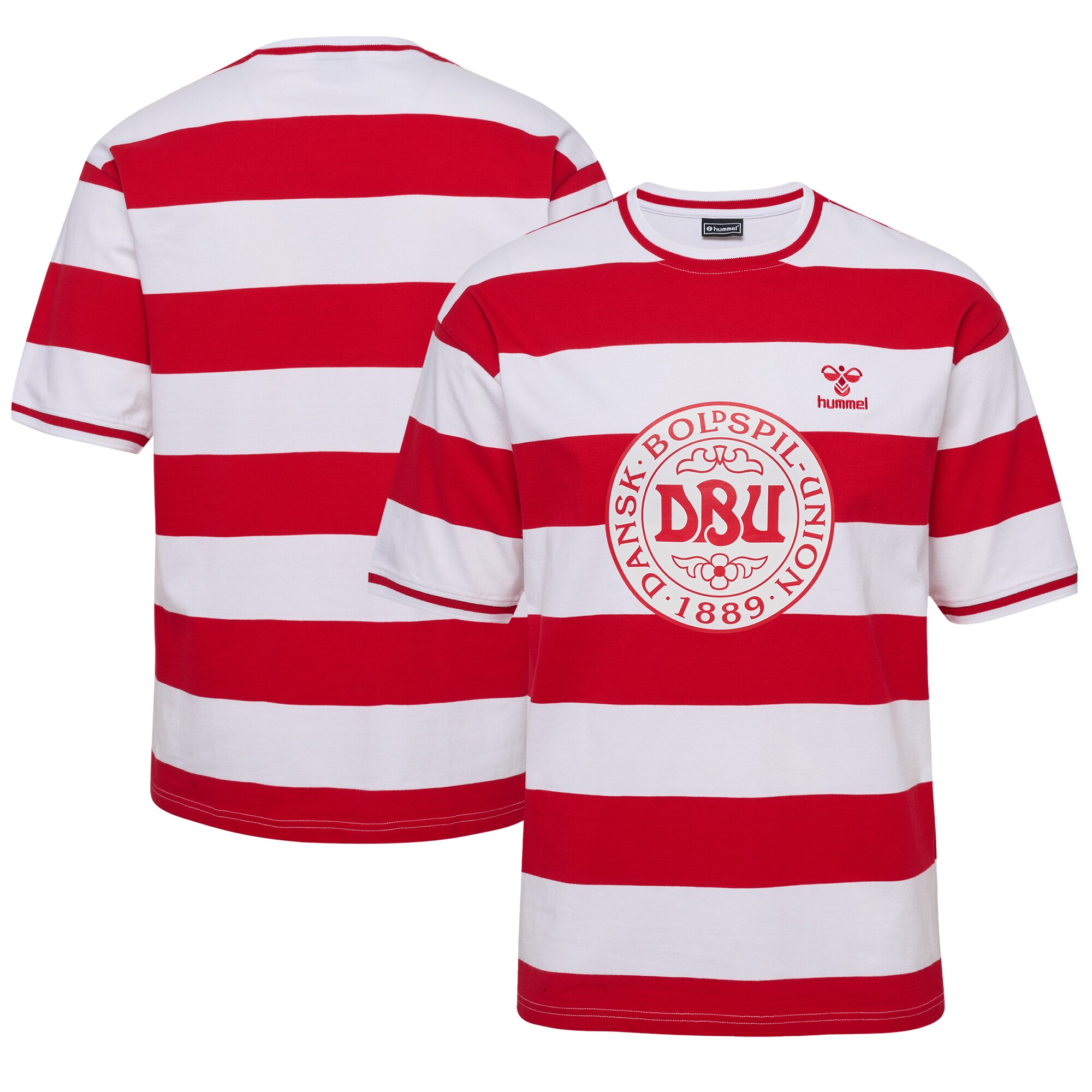 denmark national team striped t-shirt – red Collection | Australia Football Jerseys And World Cup Kits