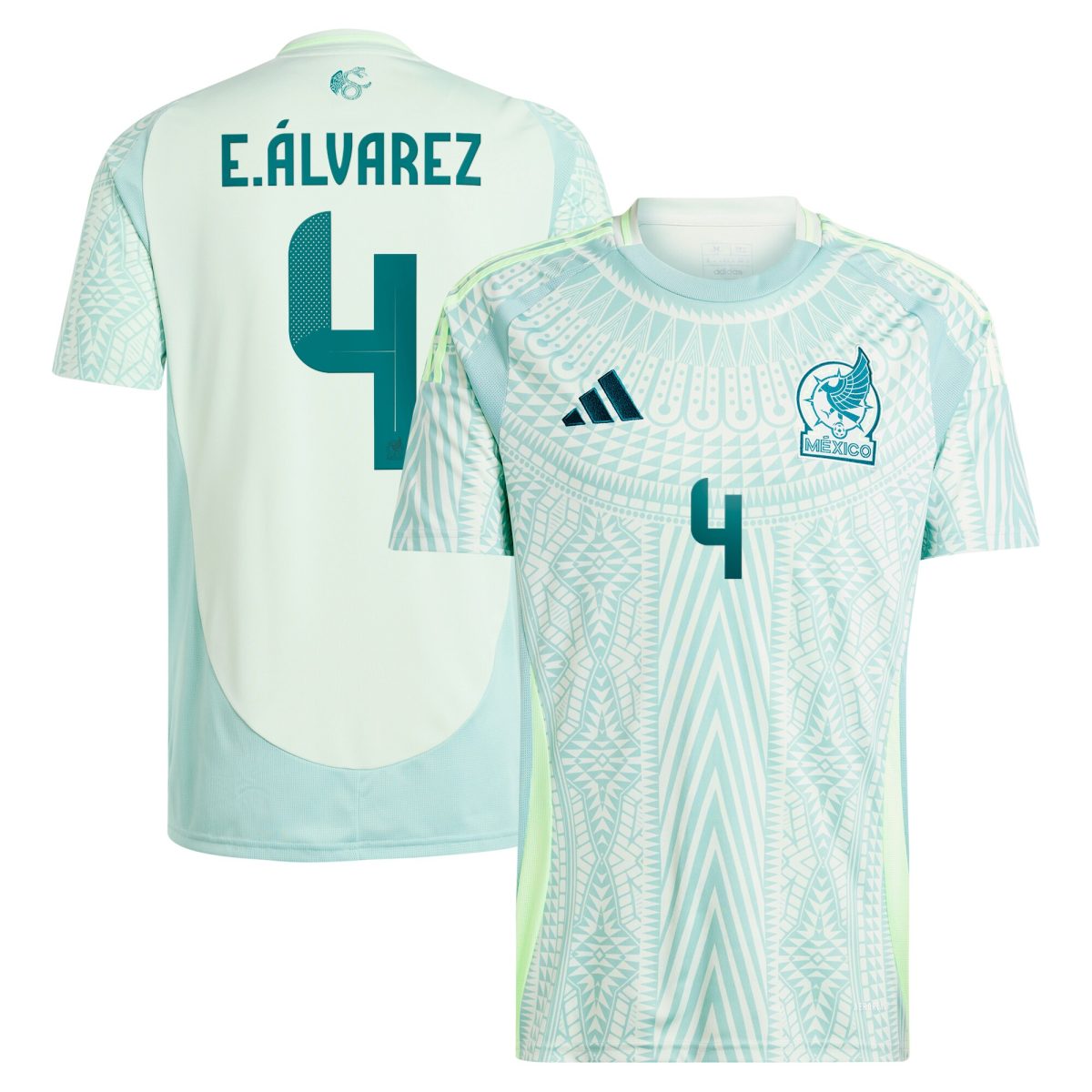 edson alvarez mexico national team adidas 2024 away replica player jersey – green Collection | Australia Football Jerseys And World Cup Kits