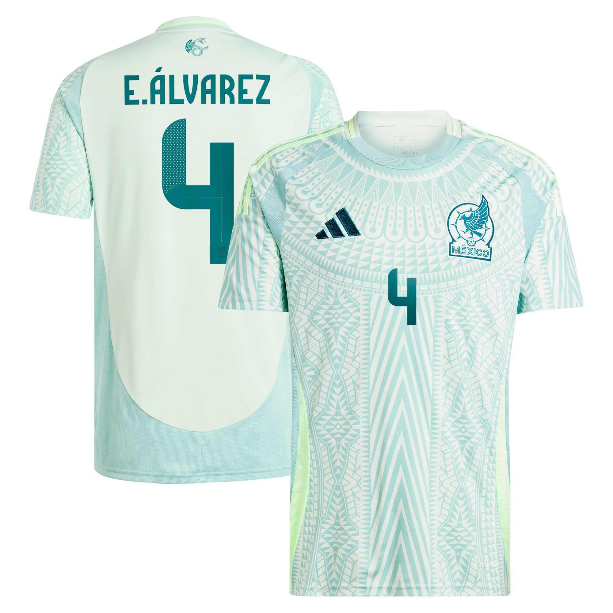 edson alvarez mexico national team adidas 2024 away replica player jersey – green Collection | Australia Football Jerseys And World Cup Kits
