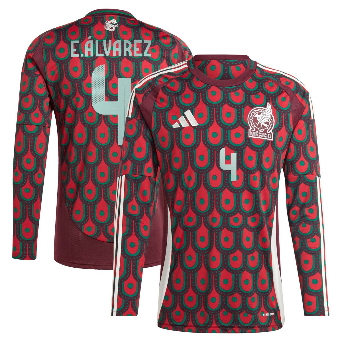 edson alvarez mexico national team adidas 2024 home replica player long sleeve jersey – burgundy Collection | Australia Football Jerseys And World Cup Kits