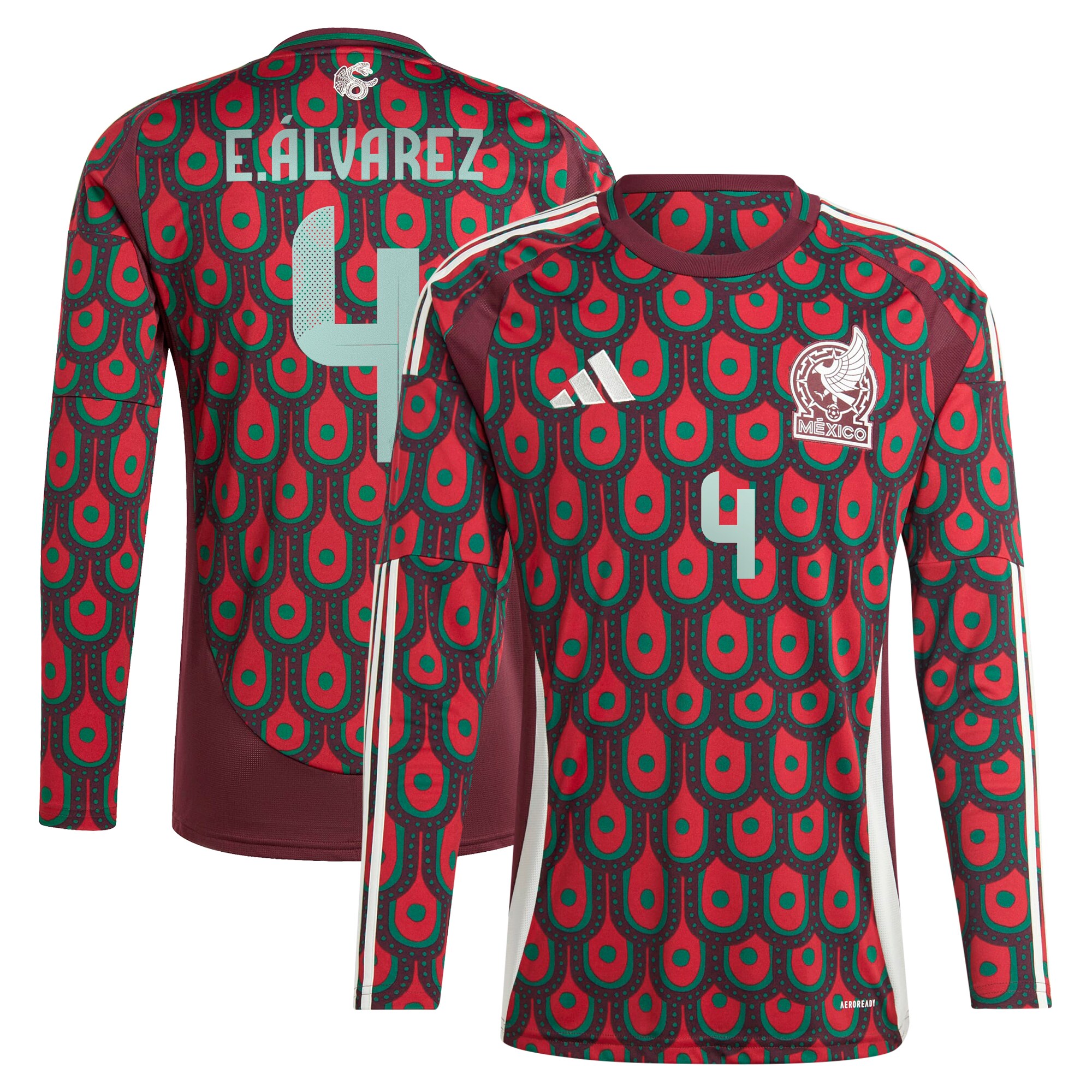 edson alvarez mexico national team adidas 2024 home replica player long sleeve jersey – burgundy Collection | Australia Football Jerseys And World Cup Kits