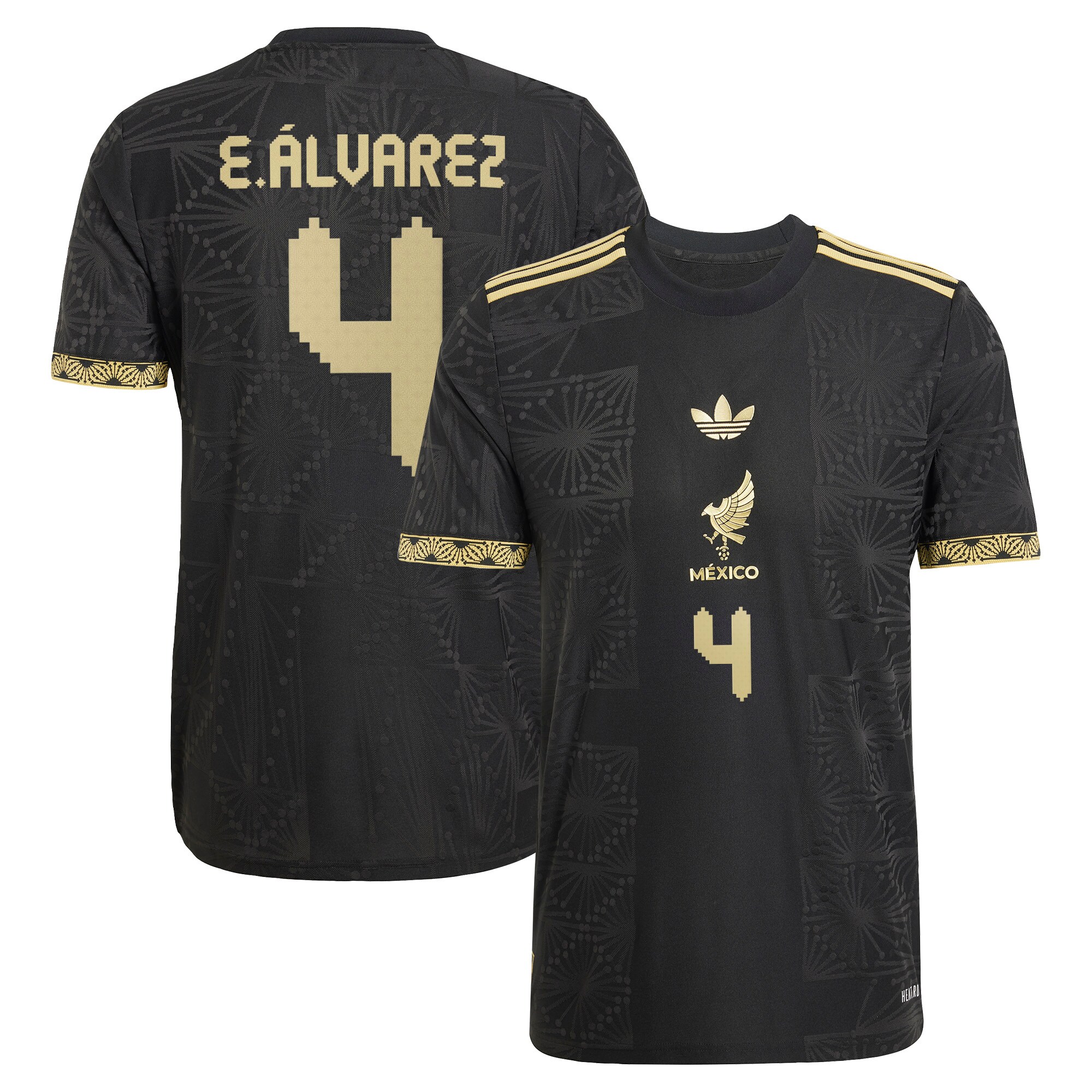 edson alvarez mexico national team adidas 2025 third authentic player jersey – black Collection | Australia Football Jerseys And World Cup Kits
