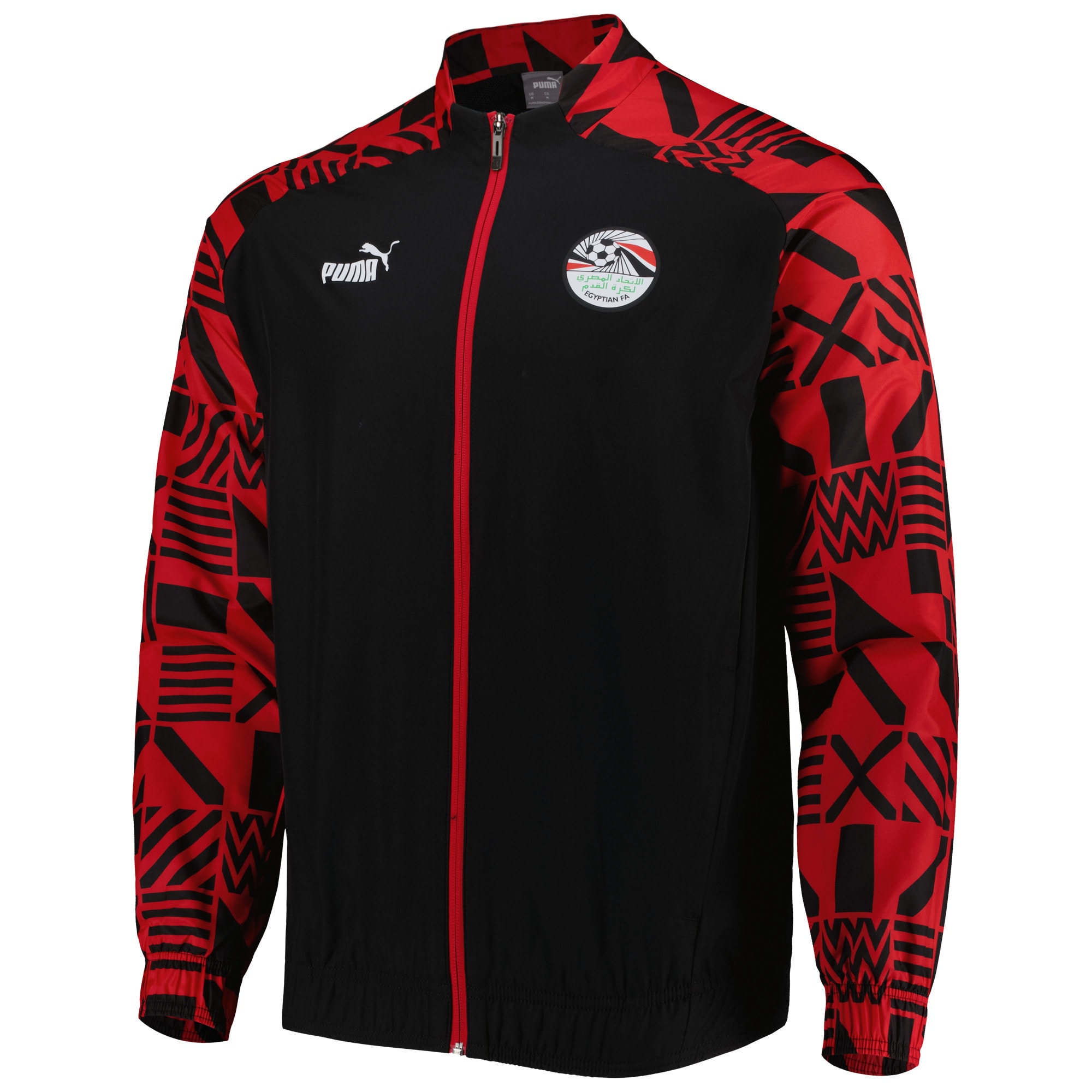 egypt national team puma pre-match raglan full-zip training jacket – black Collection | Australia Football Jerseys And World Cup Kits