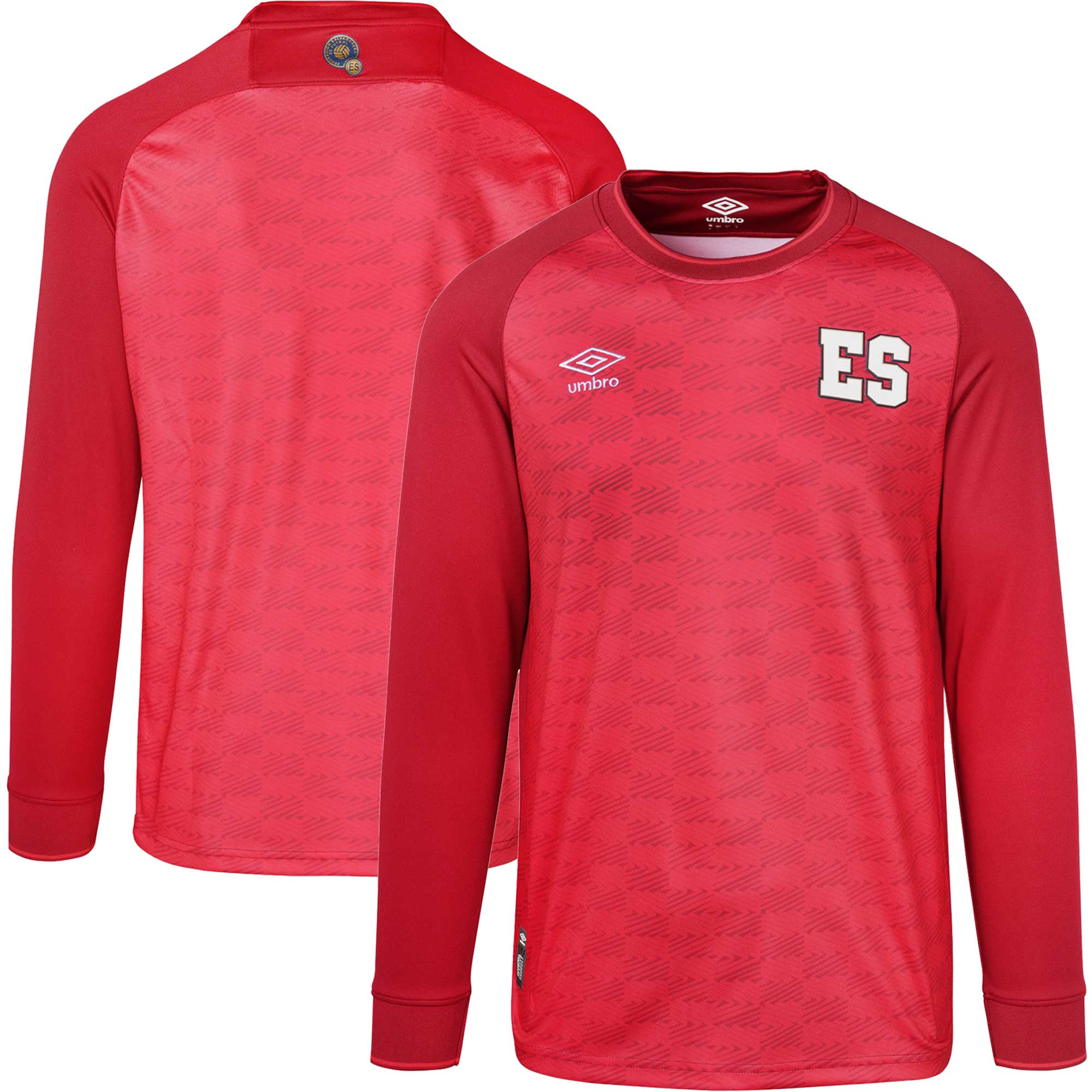 el salvador national team umbro 2023 replica long sleeve jersey – red Collection | Australia Football Jerseys And World Cup Kits