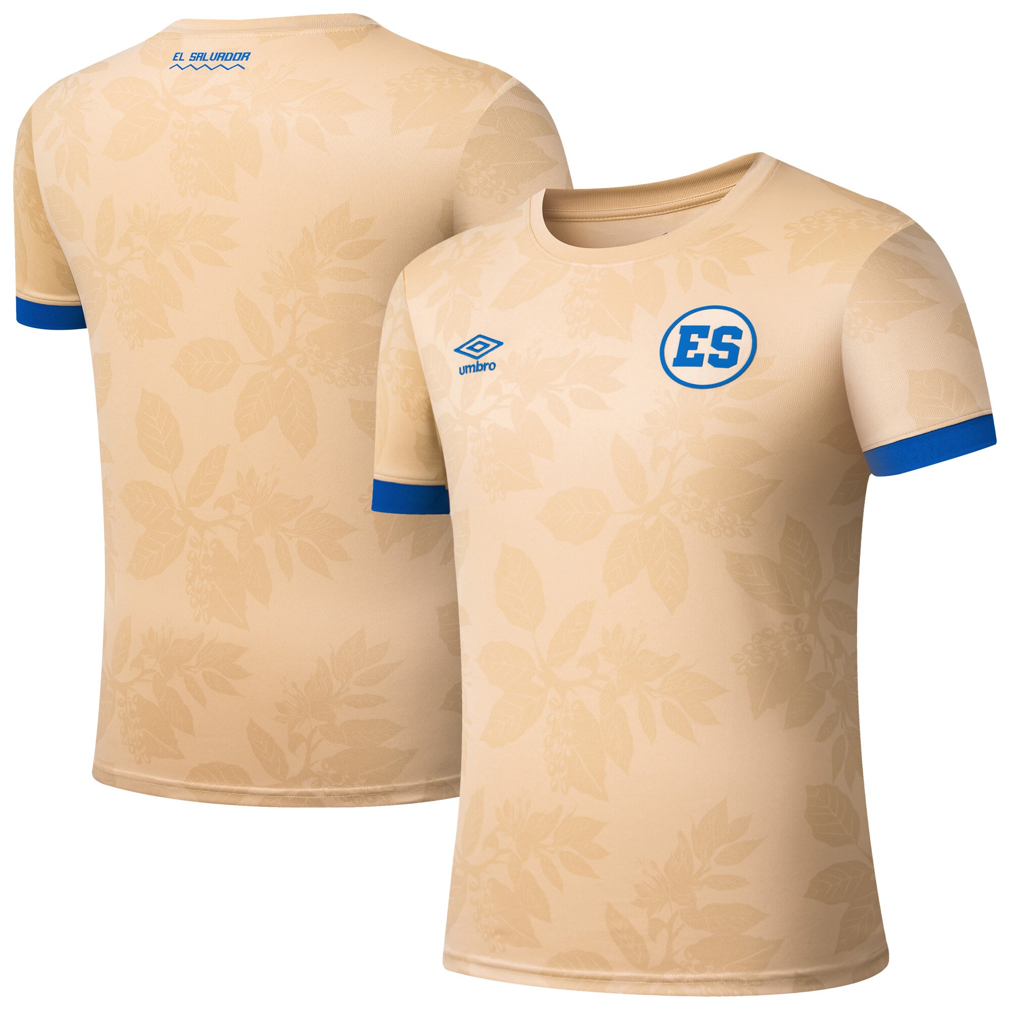 el salvador national team umbro 2025 pre-match jersey – tan Collection | Australia Football Jerseys And World Cup Kits