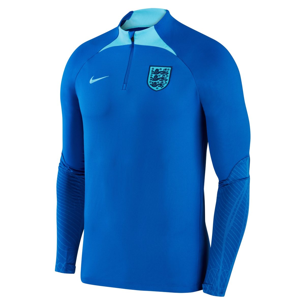 england national team nike 2022 strike drill performance raglan quarter-zip long sleeve top – blue Collection | Australia Football Jerseys And World Cup Kits