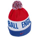england national team nike classic stripe cuffed knit hat with pom – bluered Collection | Australia Football Jerseys And World Cup Kits