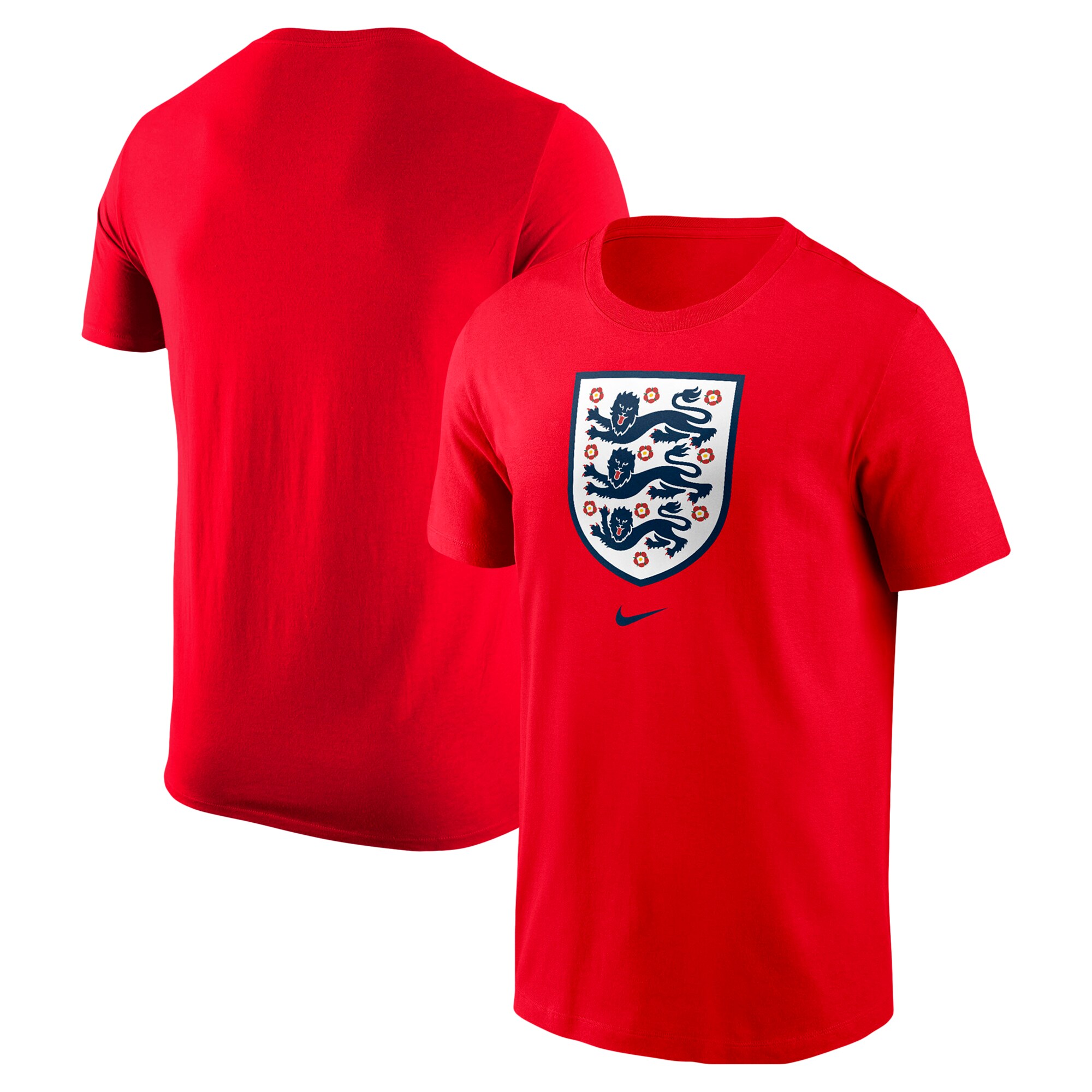 england national team nike crest core t-shirt – red Collection | Australia Football Jerseys And World Cup Kits
