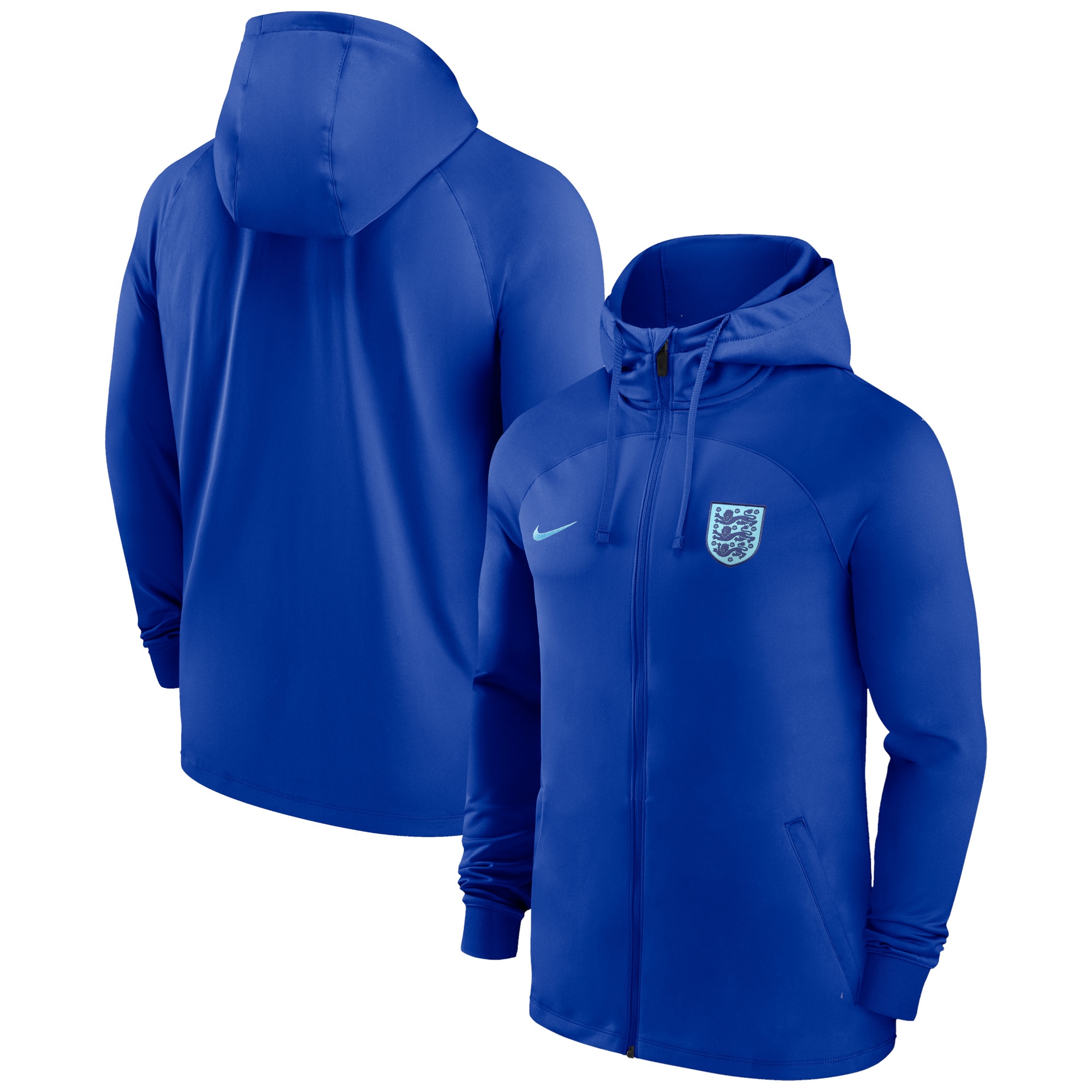 england national team nike strike raglan hoodie full-zip track jacket – blue Collection | Australia Football Jerseys And World Cup Kits