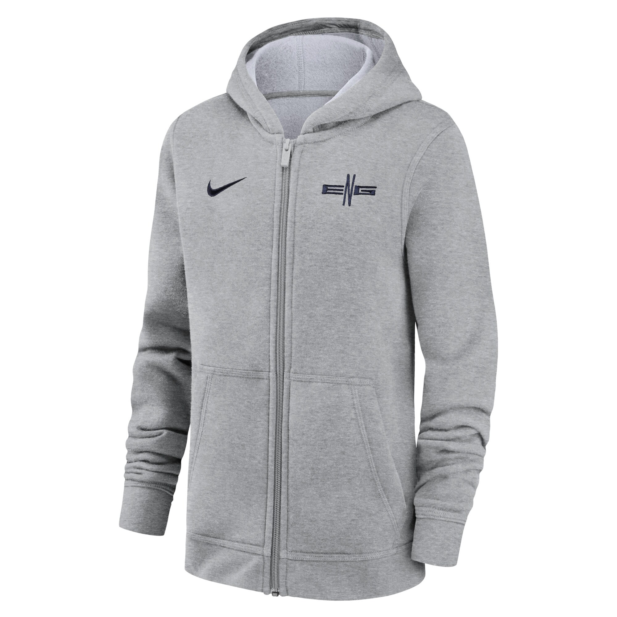 england national team nike youth logo club full-zip hoodie – gray Collection | Australia Football Jerseys And World Cup Kits