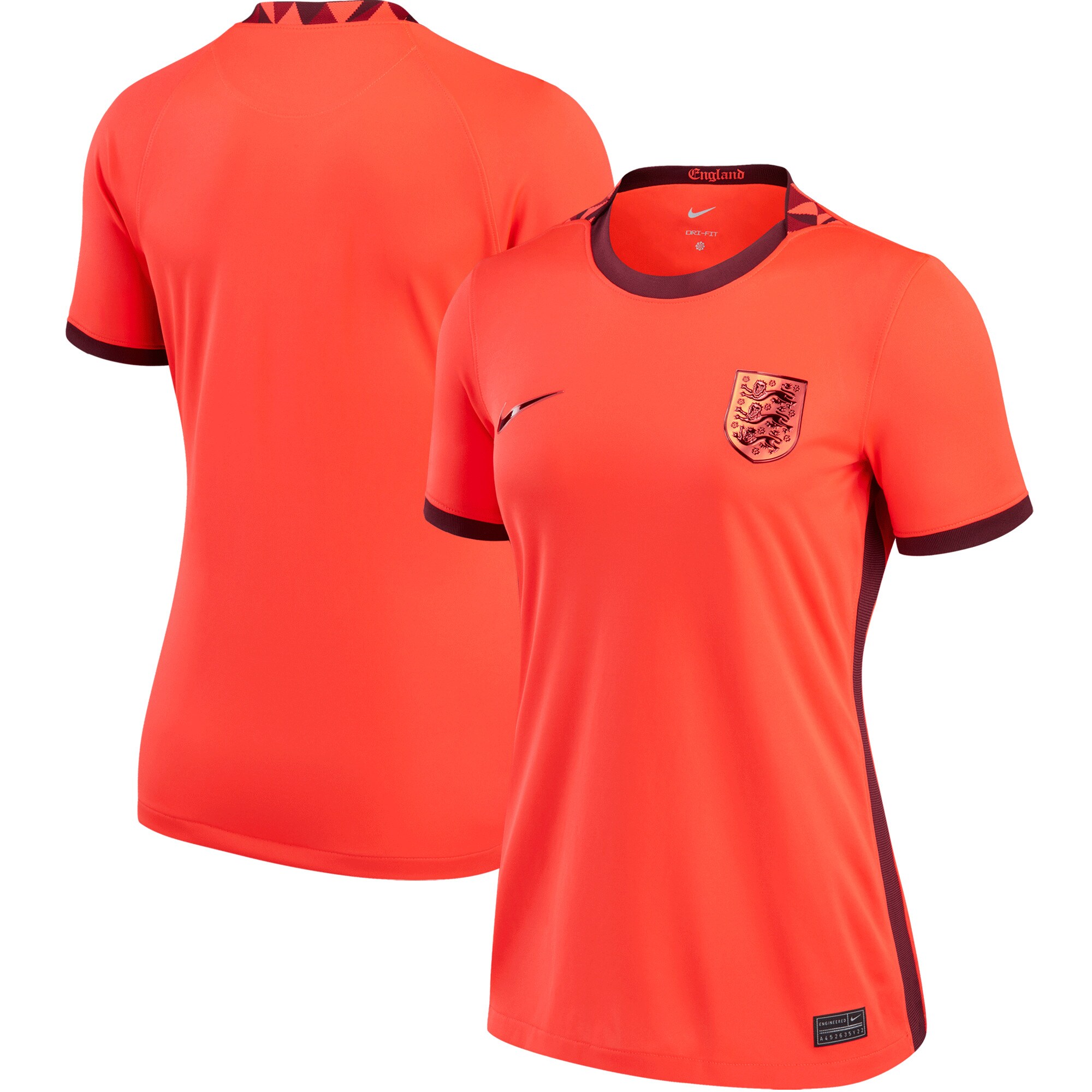england womens national team nike womens 202223 away replica blank jersey – red Collection | Australia Football Jerseys And World Cup Kits