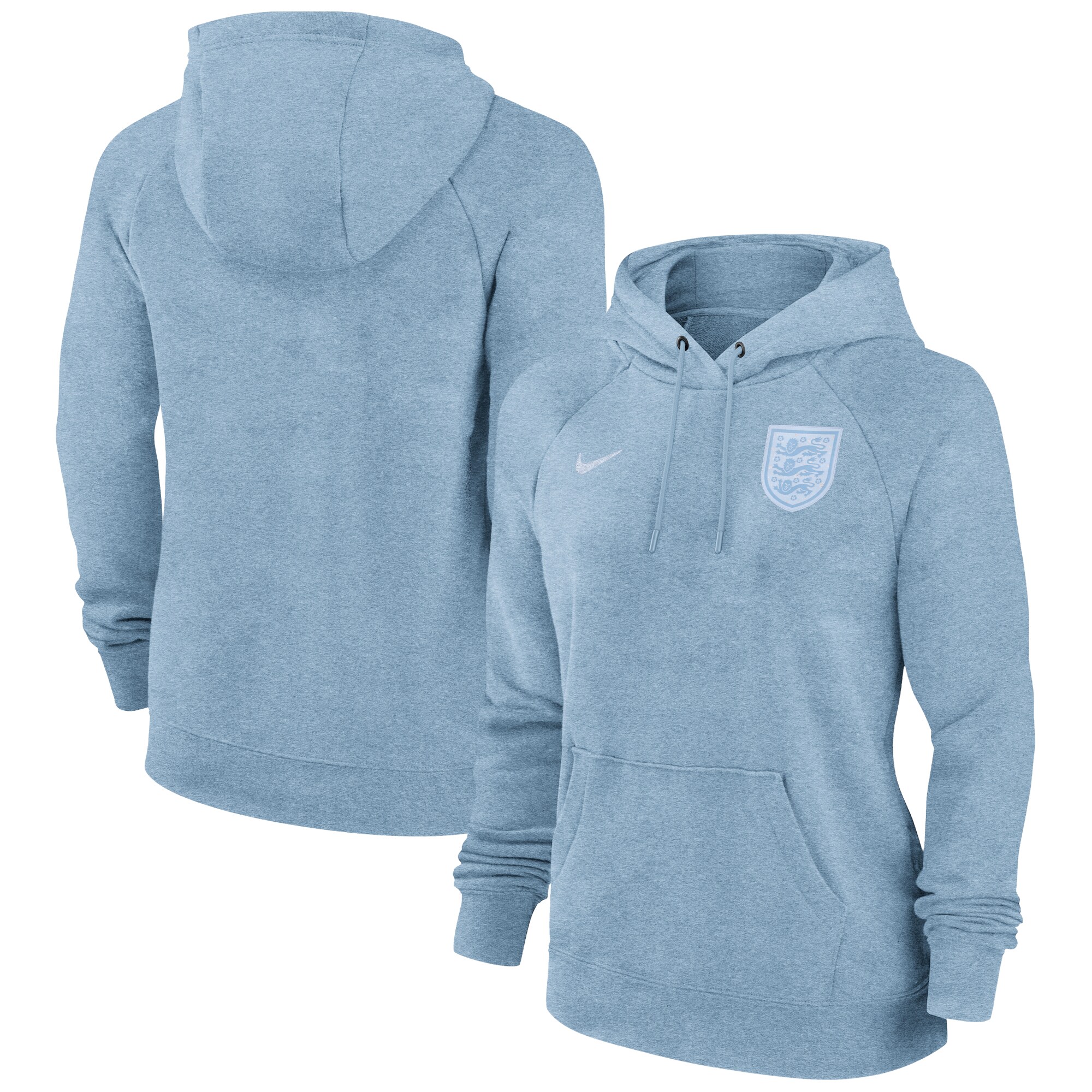 england womens national team nike womens essential raglan pullover hoodie – light blue Collection | Australia Football Jerseys And World Cup Kits