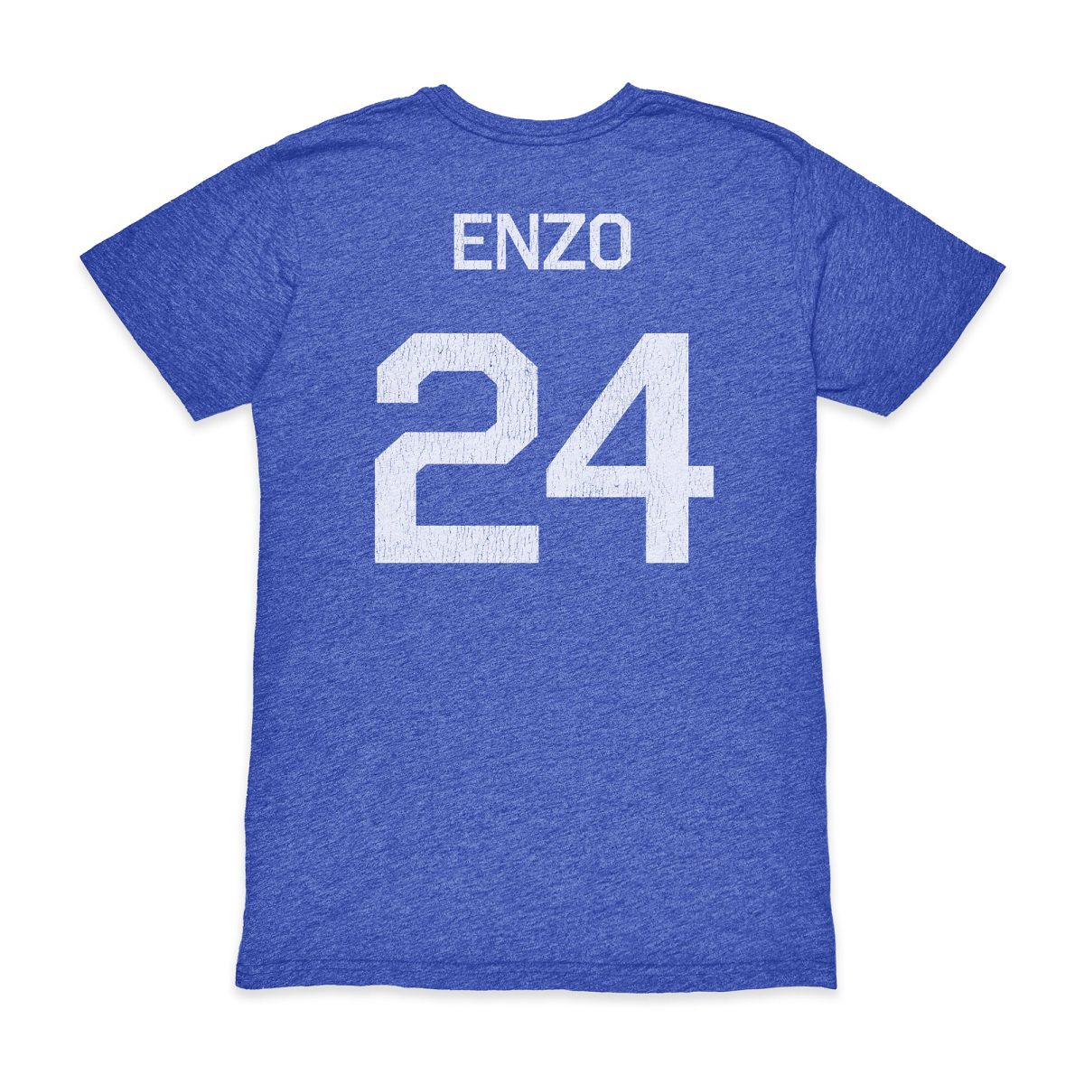 enzo fernández argentina national team 1863fc player vintage tri-blend t-shirt – blue Collection | Australia Football Jerseys And World Cup Kits
