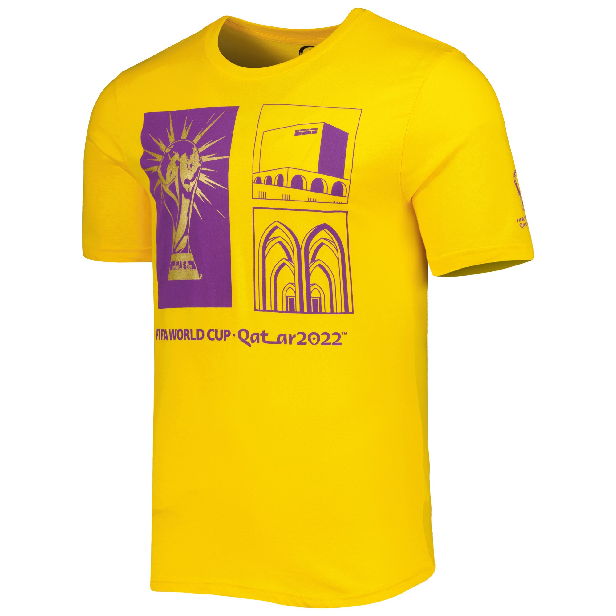 fifa world cup qatar 2022 around the world t-shirt – yellow Collection | Australia Football Jerseys And World Cup Kits