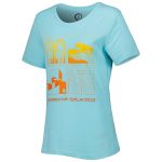 fifa world cup qatar 2022 womens oasis t-shirt – aqua Collection | Australia Football Jerseys And World Cup Kits