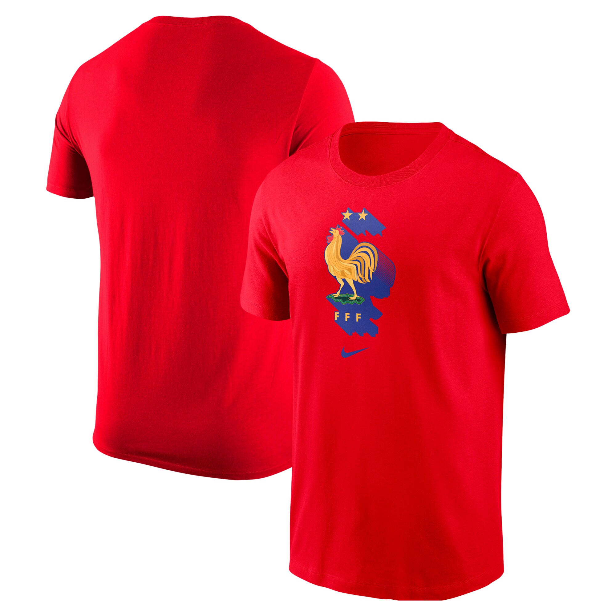 france national team nike crest core t-shirt – red Collection | Australia Football Jerseys And World Cup Kits