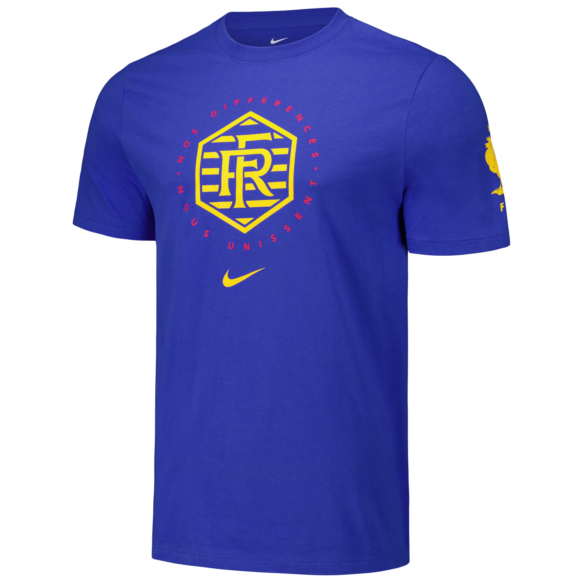 france national team nike localized core cotton t-shirt – royal Collection | Australia Football Jerseys And World Cup Kits