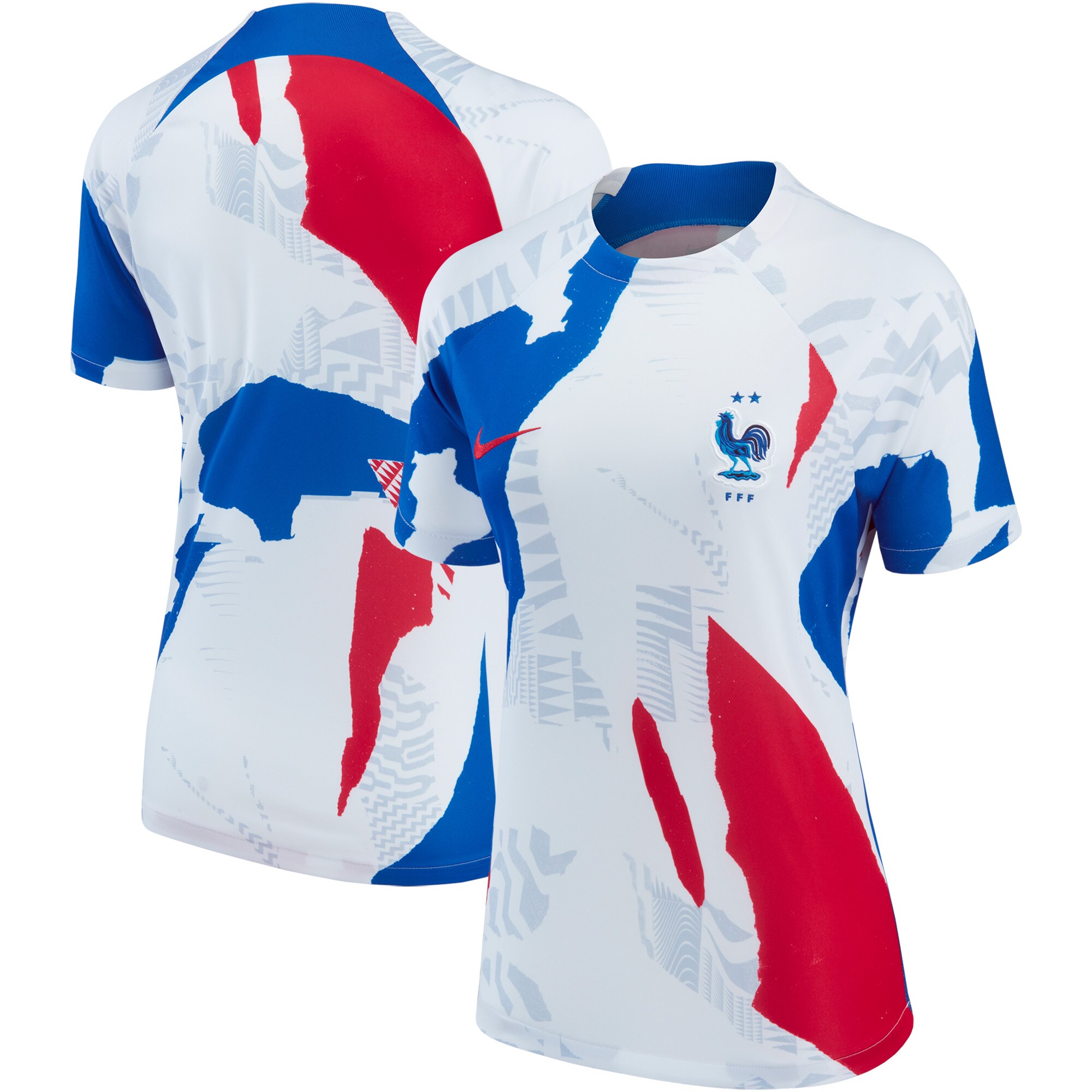 france national team nike womens 2022 pre-match top – white Collection | Australia Football Jerseys And World Cup Kits
