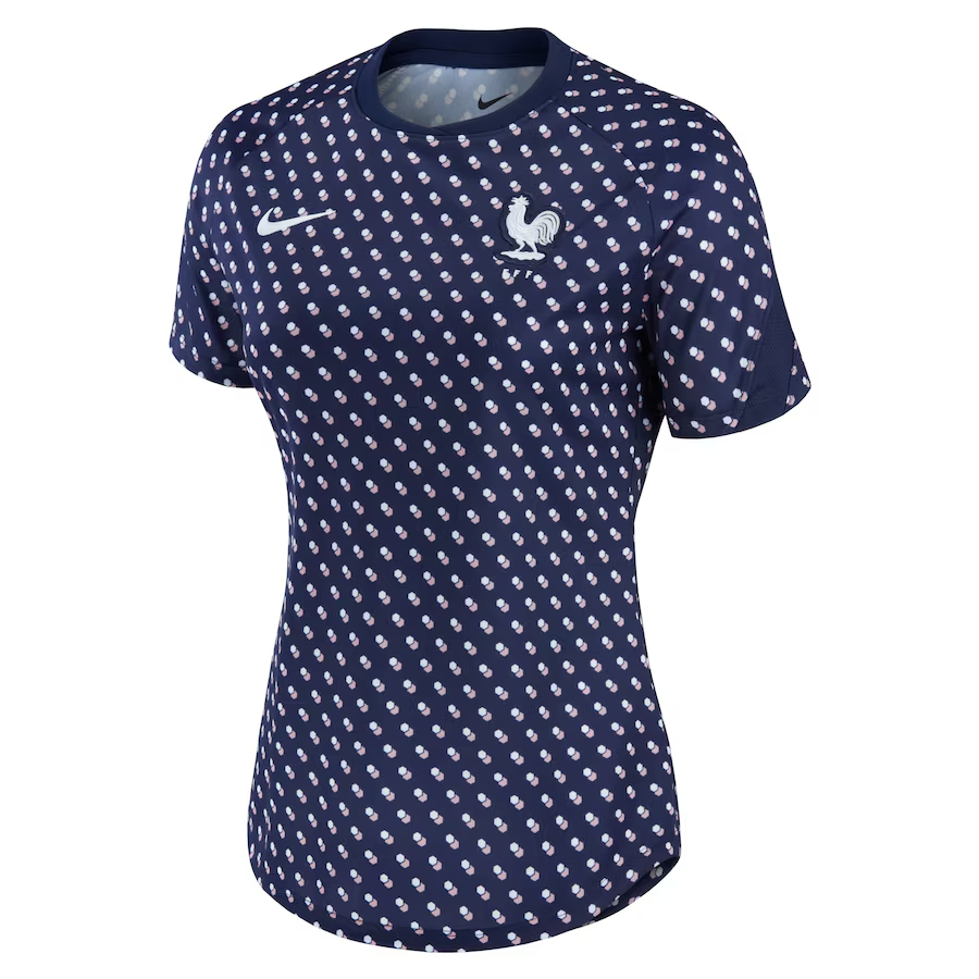 france national team nike womens 202223 pre-match home performance top – navy Collection | Australia Football Jerseys And World Cup Kits