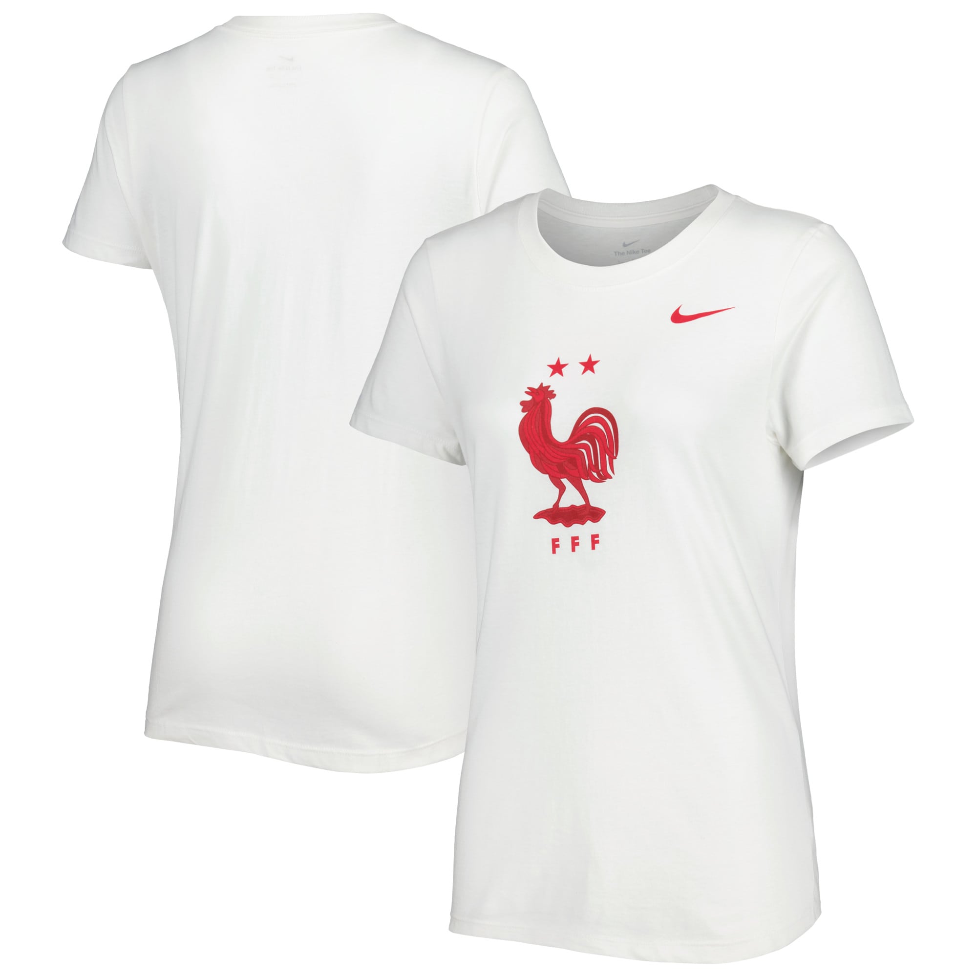 france national team nike womens club crest t-shirt – white Collection | Australia Football Jerseys And World Cup Kits