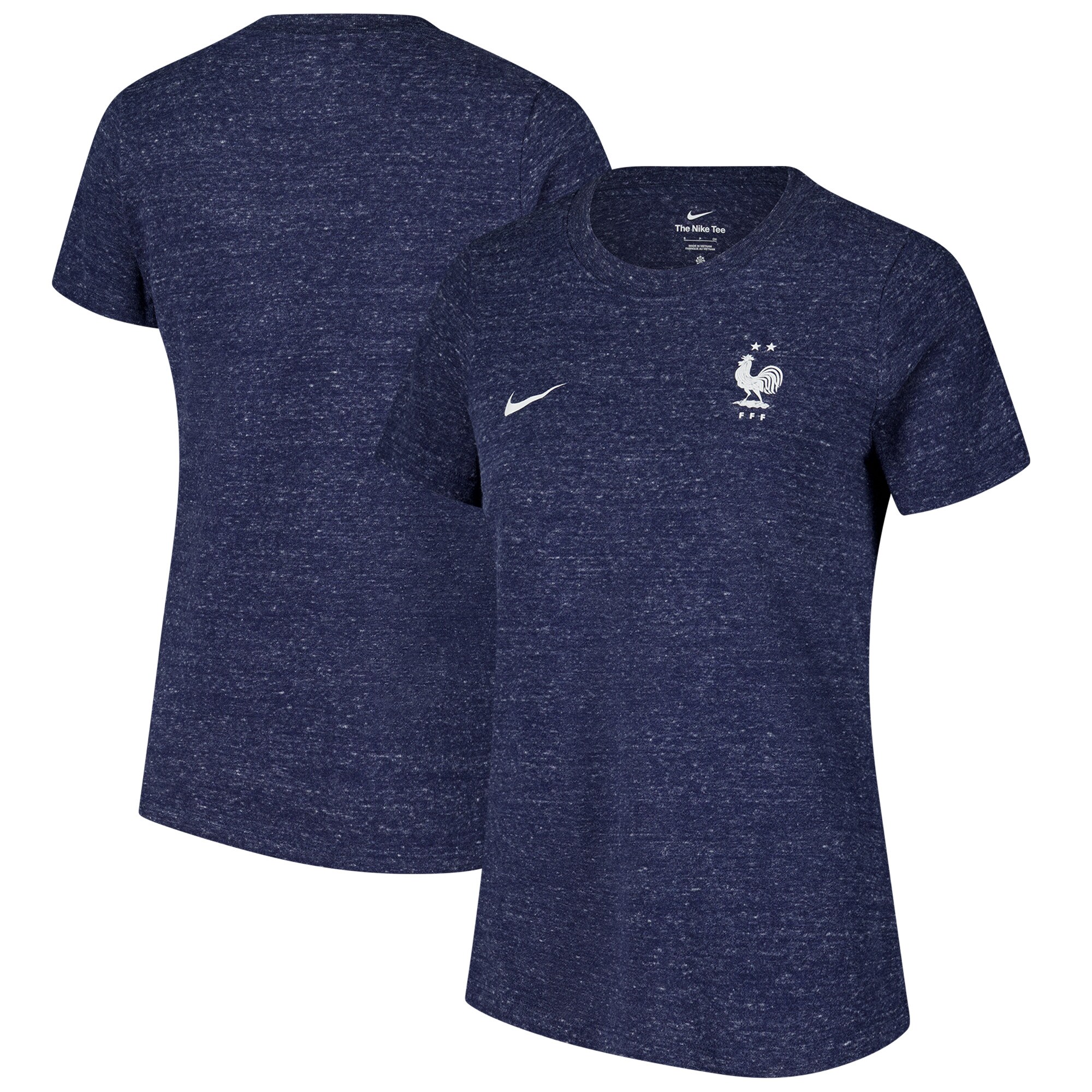 france national team nike womens crest varsity t-shirt – heather navy Collection | Australia Football Jerseys And World Cup Kits