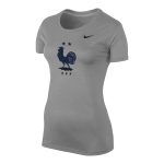 france national team nike womens legend performance t-shirt – heather gray Collection | Australia Football Jerseys And World Cup Kits