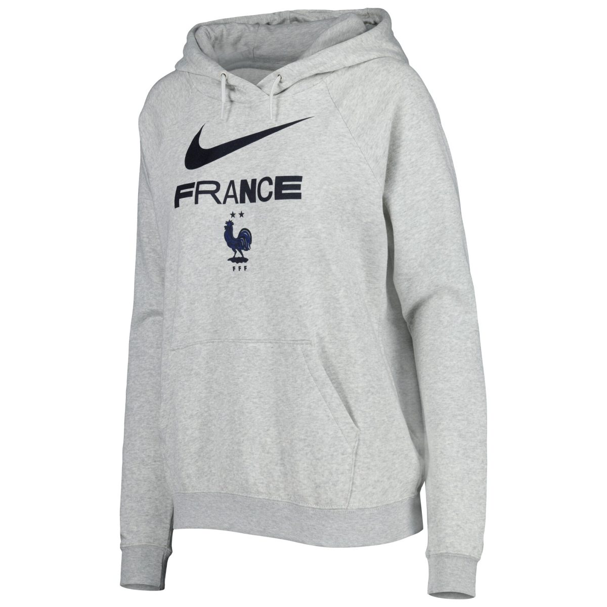 france national team nike womens lockup varsity fleece raglan pullover hoodie – heather gray Collection | Australia Football Jerseys And World Cup Kits