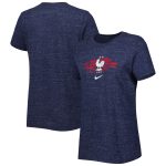 france national team nike womens varsity space-dye t-shirt – navy Collection | Australia Football Jerseys And World Cup Kits