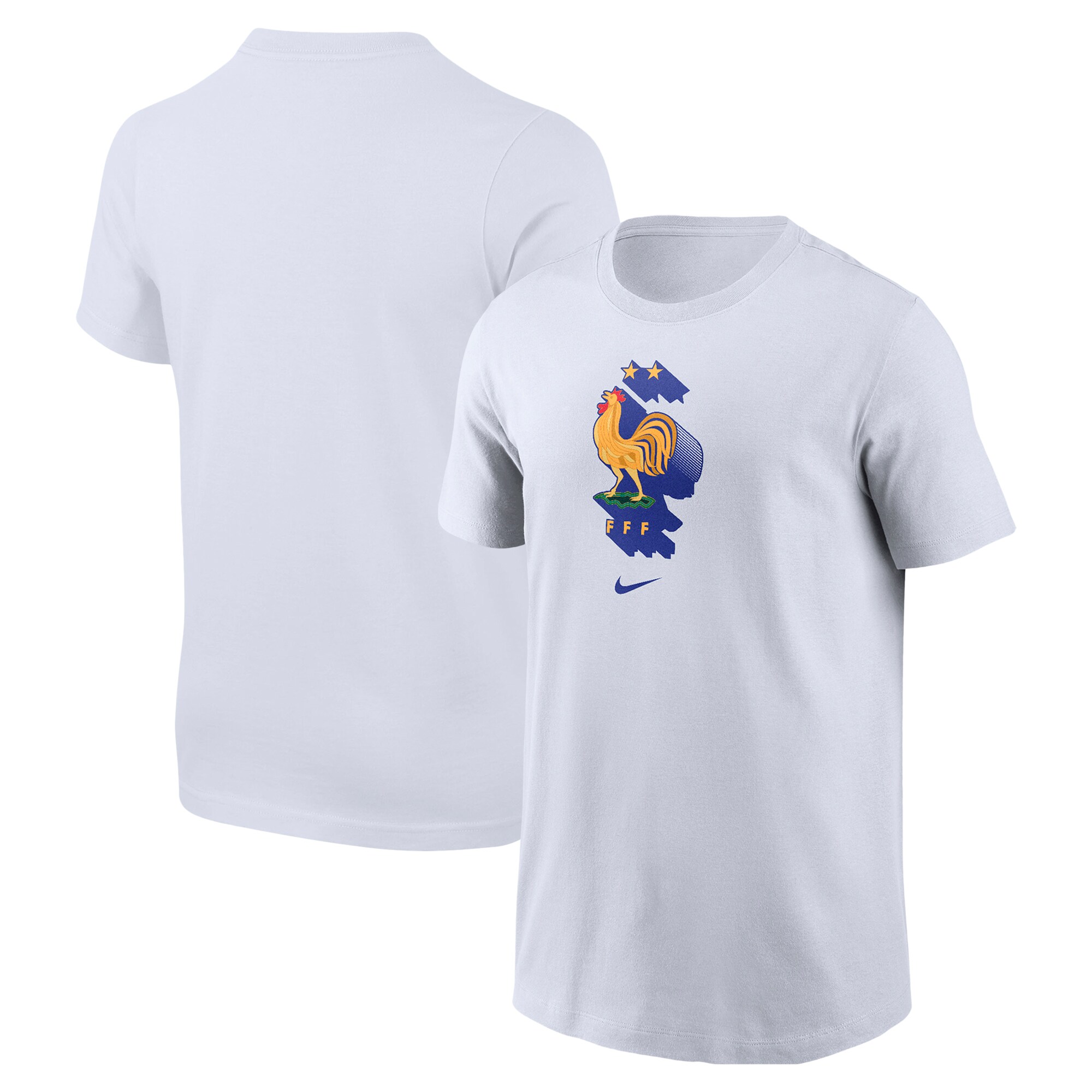 france national team nike youth crest core t-shirt – white Collection | Australia Football Jerseys And World Cup Kits