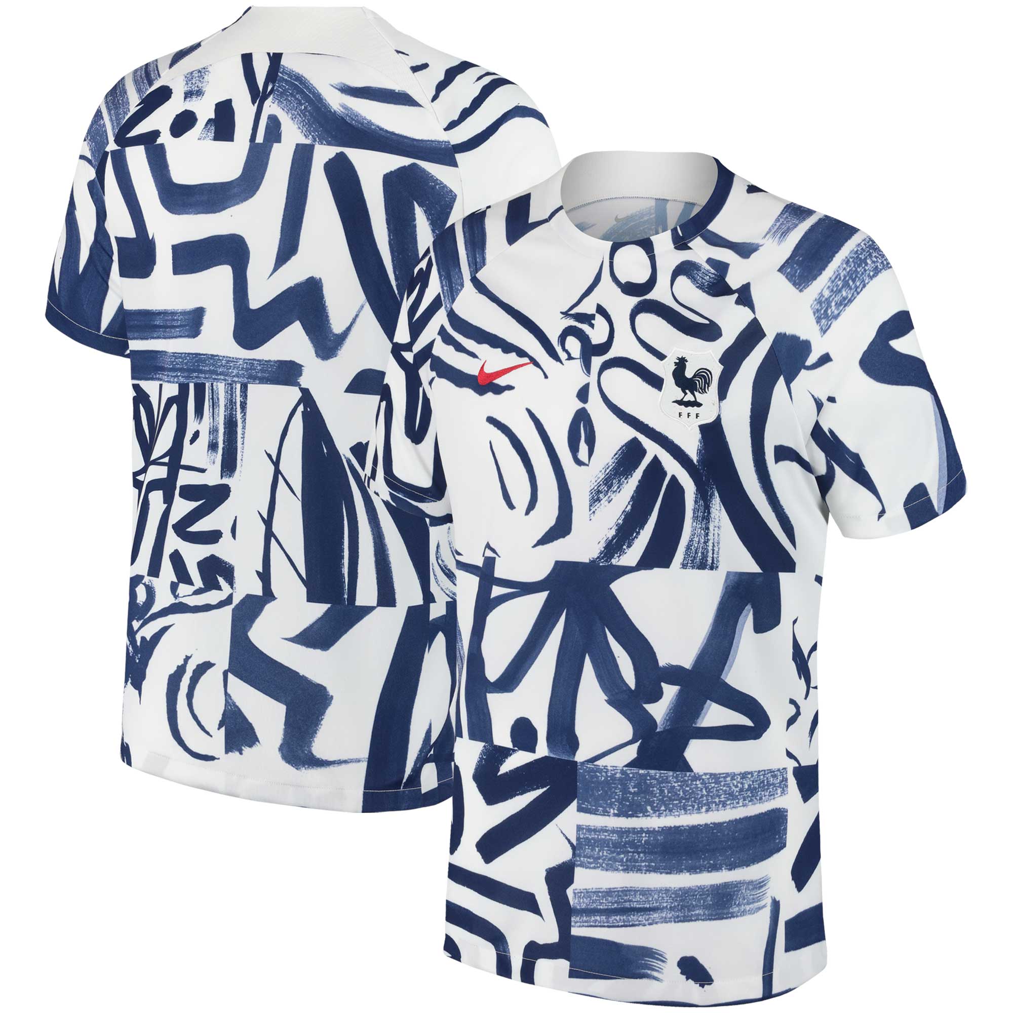 france womens national team nike 2023 academy pro pre-match top – white Collection | Australia Football Jerseys And World Cup Kits
