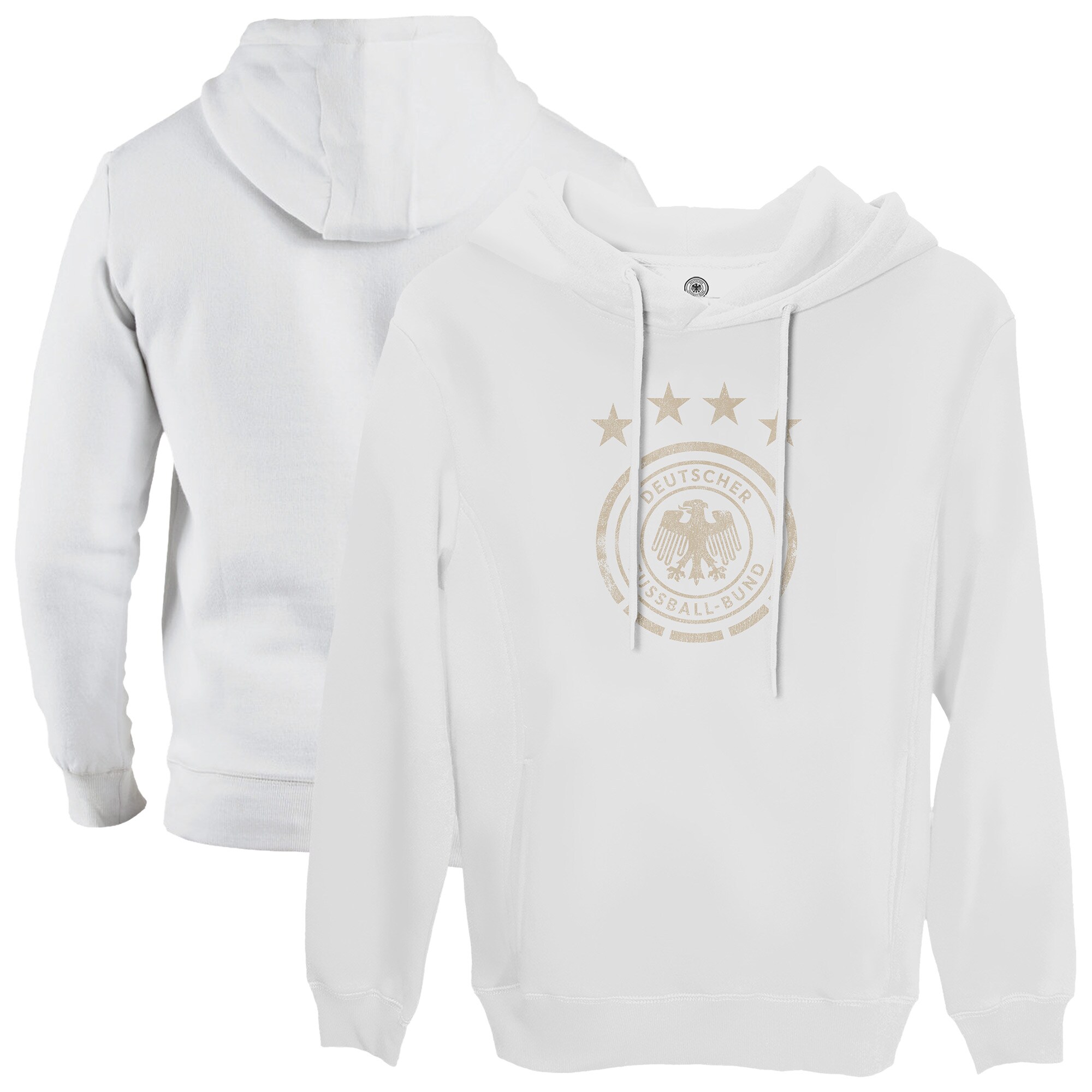 germany national team 1863fc fleece pullover hoodie – white Collection | Australia Football Jerseys And World Cup Kits