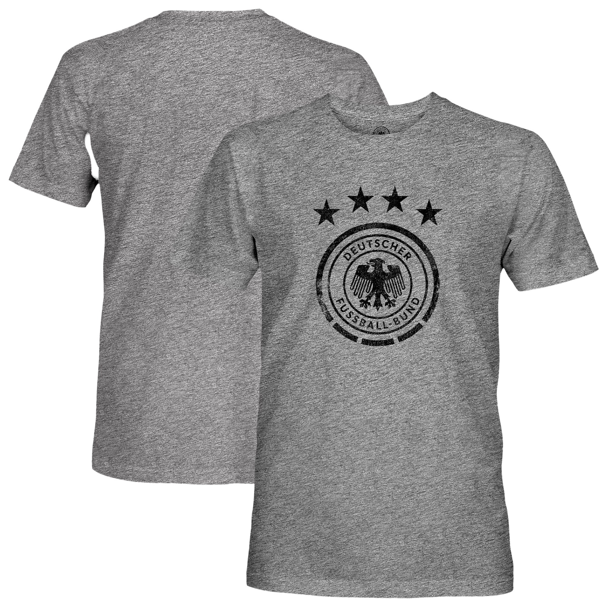 germany national team 1863fc mono badge vintage tri-blend t-shirt – heather gray Collection | Australia Football Jerseys And World Cup Kits