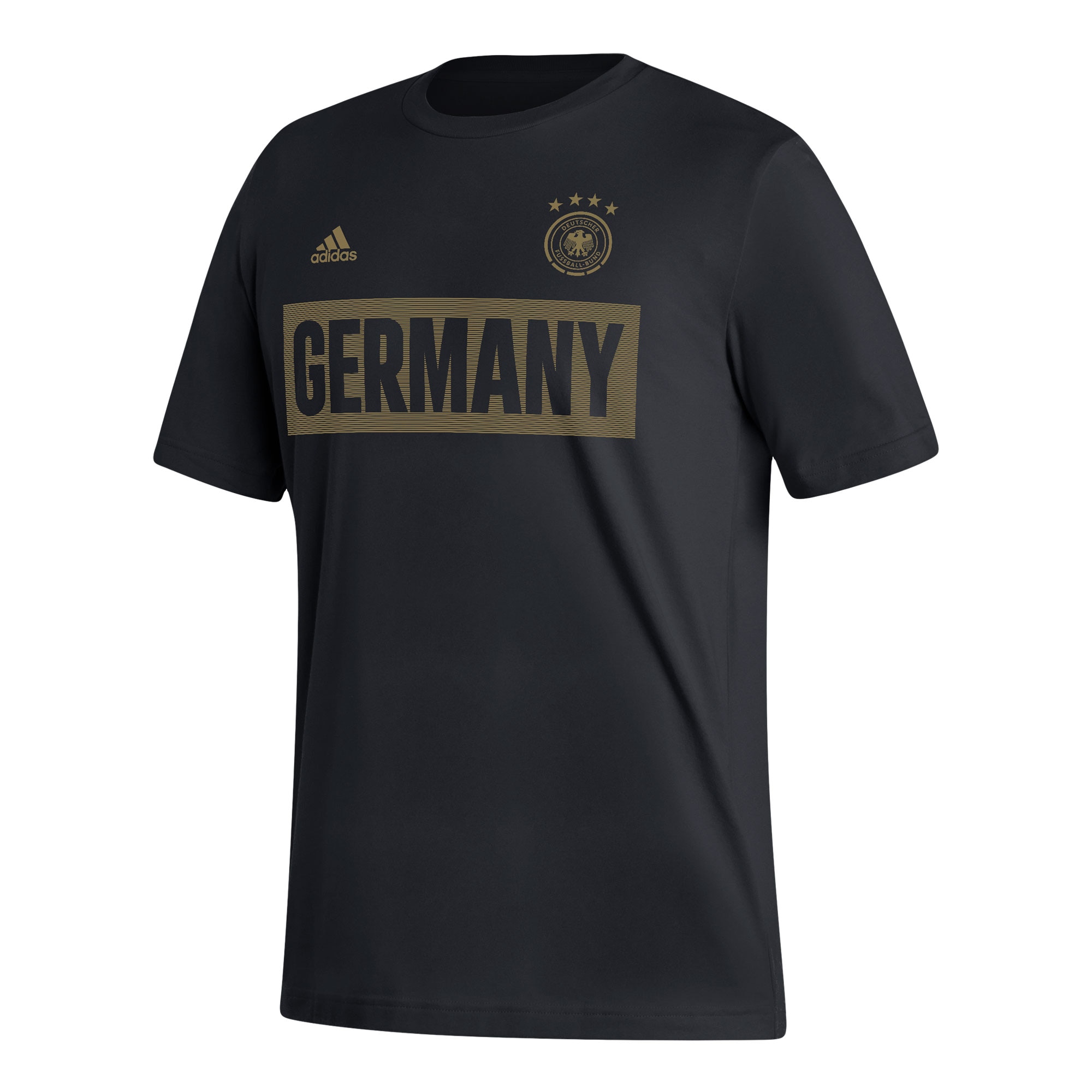 germany national team adidas culture bar t-shirt – black Collection | Australia Football Jerseys And World Cup Kits
