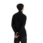 germany national team adidas originals 125th anniversary culturewear half-zip rib-knit top – black Collection | Australia Football Jerseys And World Cup Kits