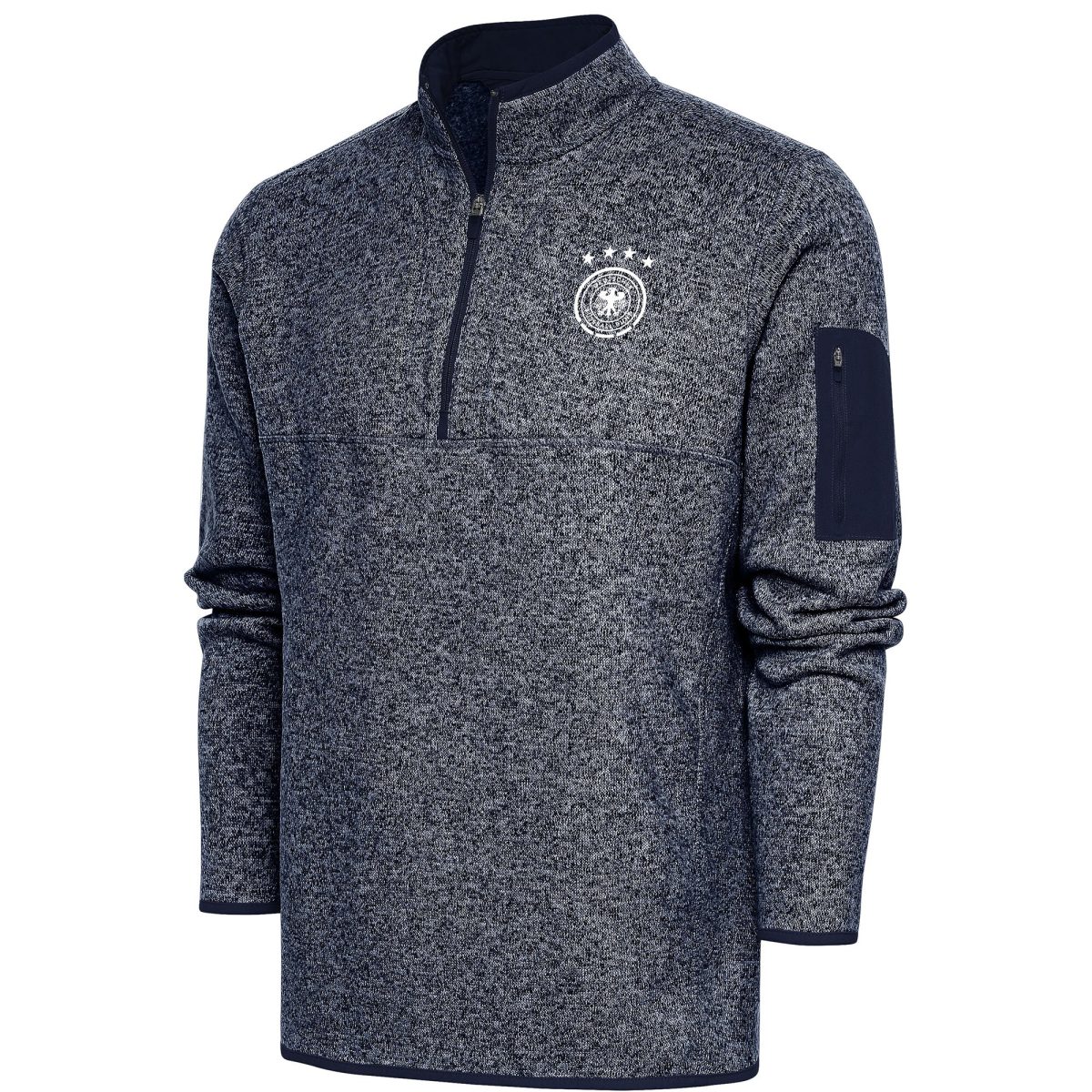 germany national team elevate quarter-zip pullover – heather navy Collection | Australia Football Jerseys And World Cup Kits