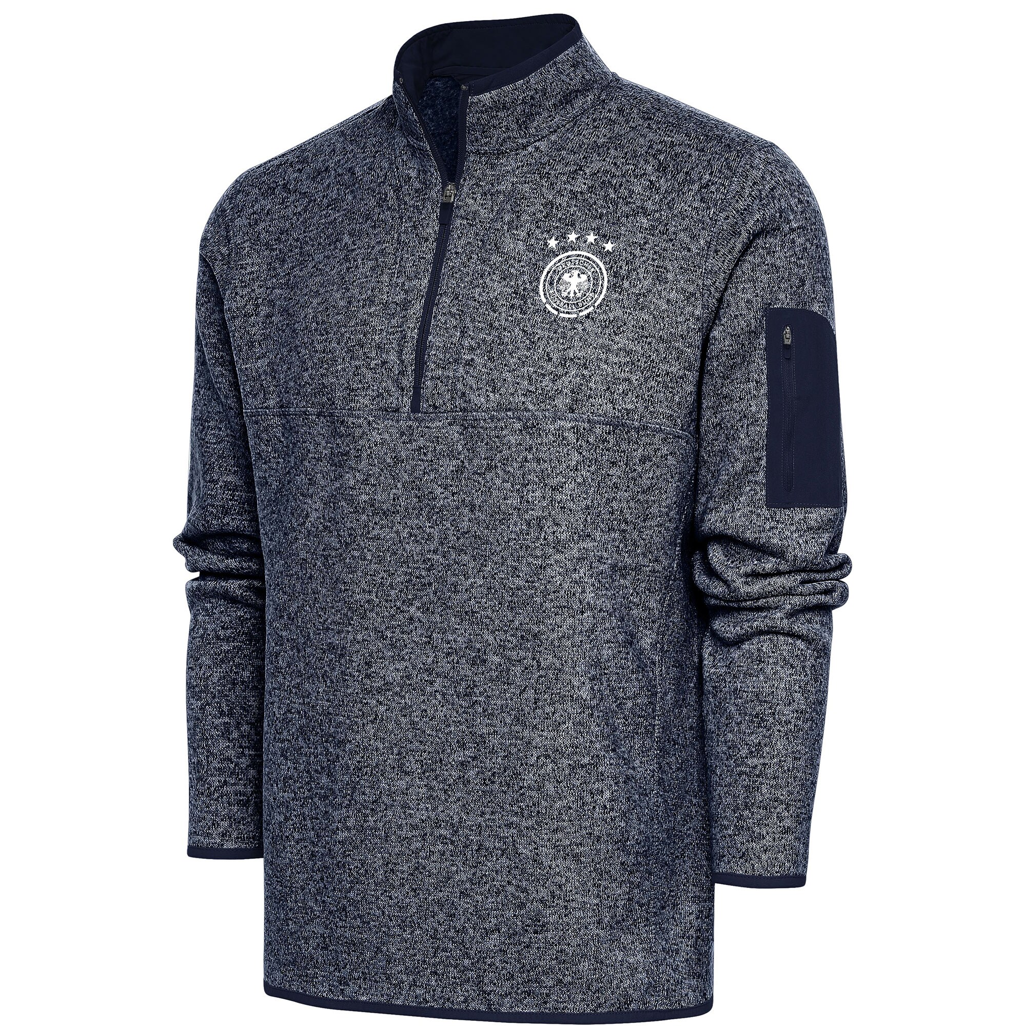germany national team elevate quarter-zip pullover – heather navy Collection | Australia Football Jerseys And World Cup Kits