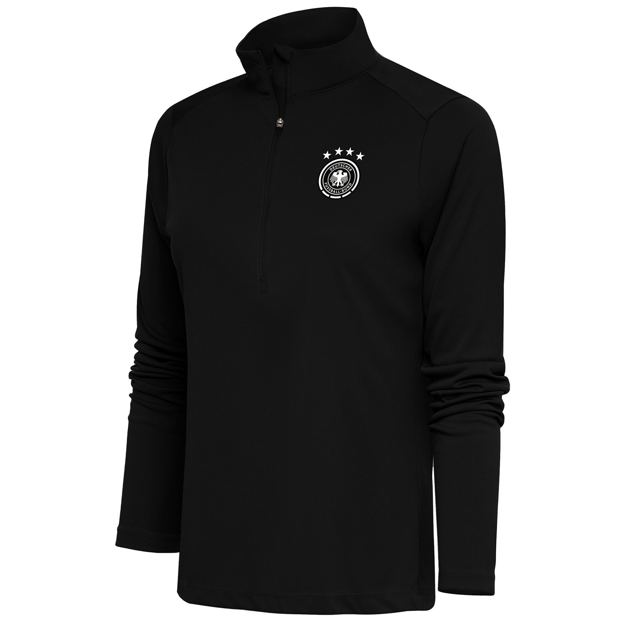 germany national team womens statement half-zip pullover – black Collection | Australia Football Jerseys And World Cup Kits