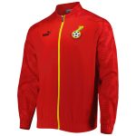 ghana national team puma pre-match raglan full-zip training jacket – red Collection | Australia Football Jerseys And World Cup Kits